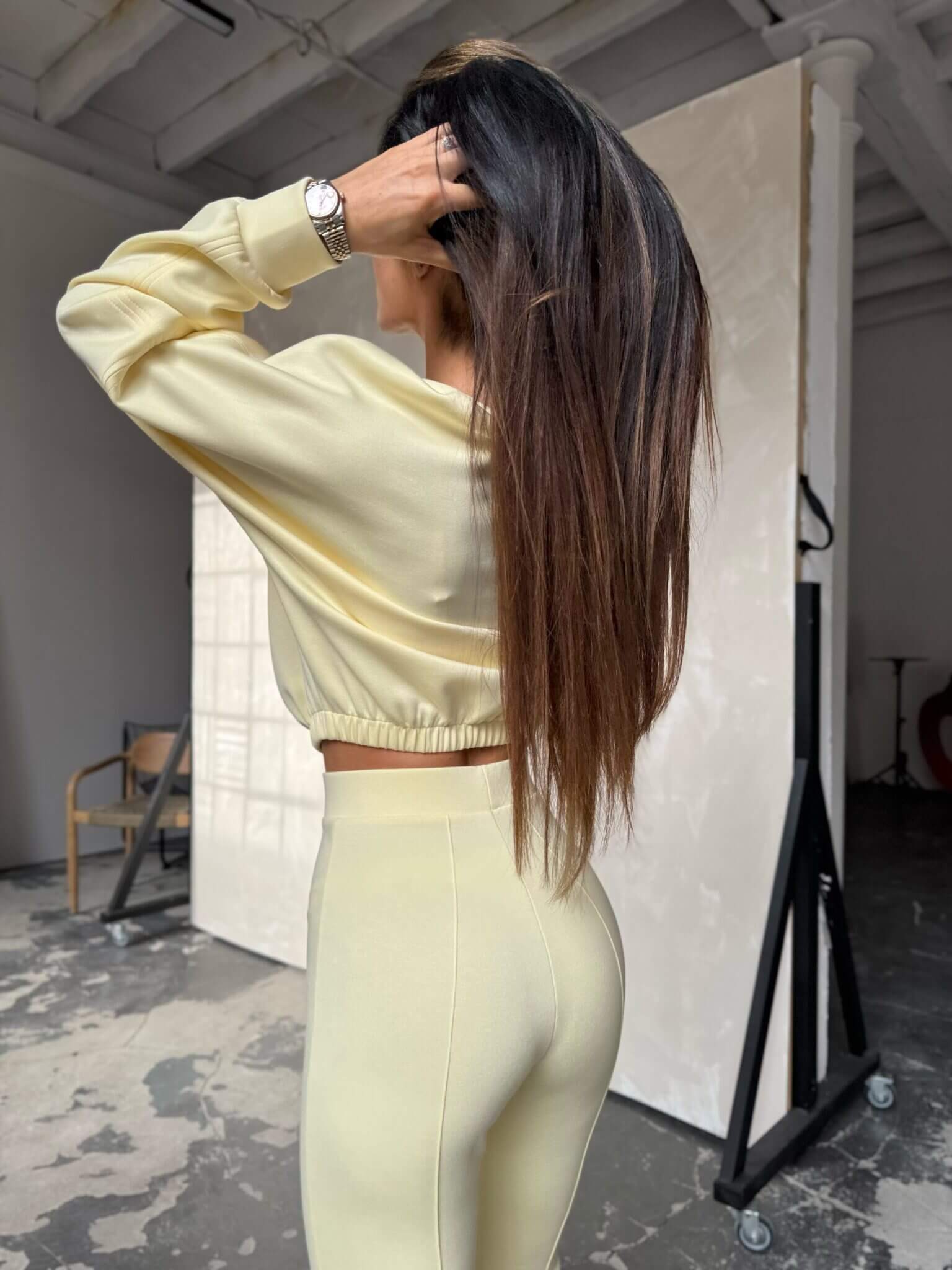 Legginsy BREEZY La Manuel żółte - obrazek 2