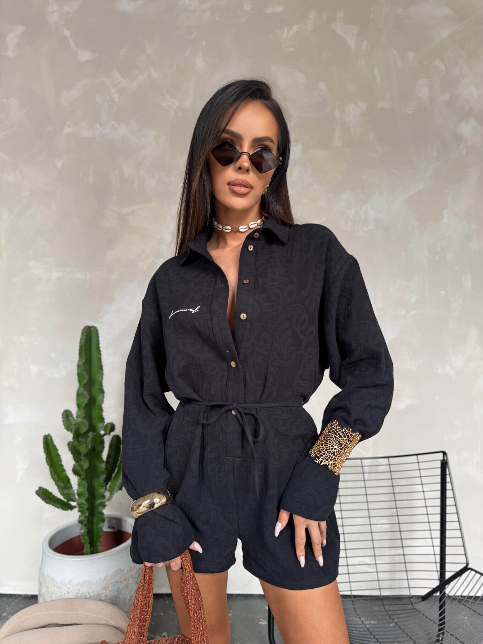 Kombinezon COCOA LaManuel czarny - obrazek 6