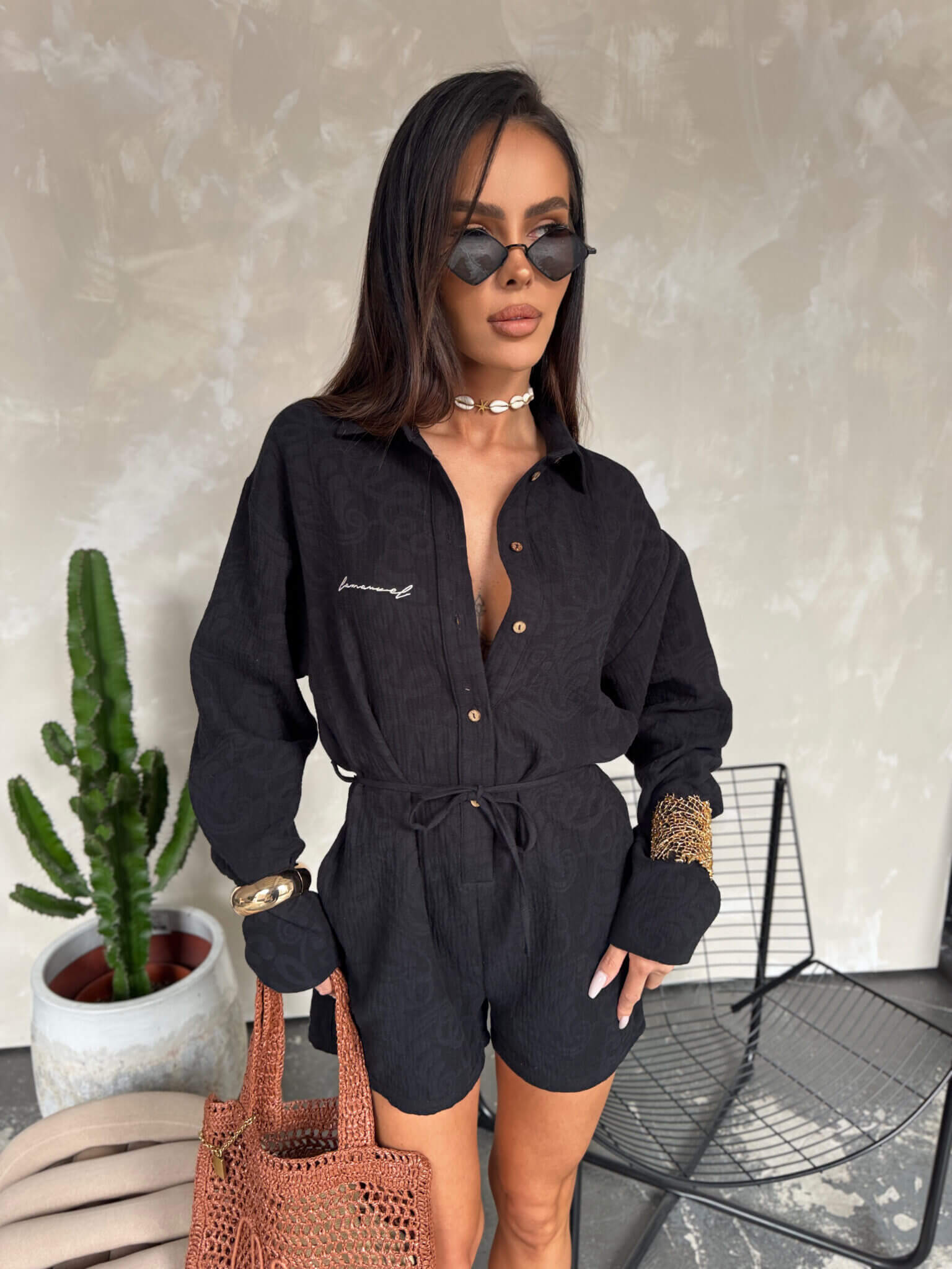 Kombinezon COCOA LaManuel czarny