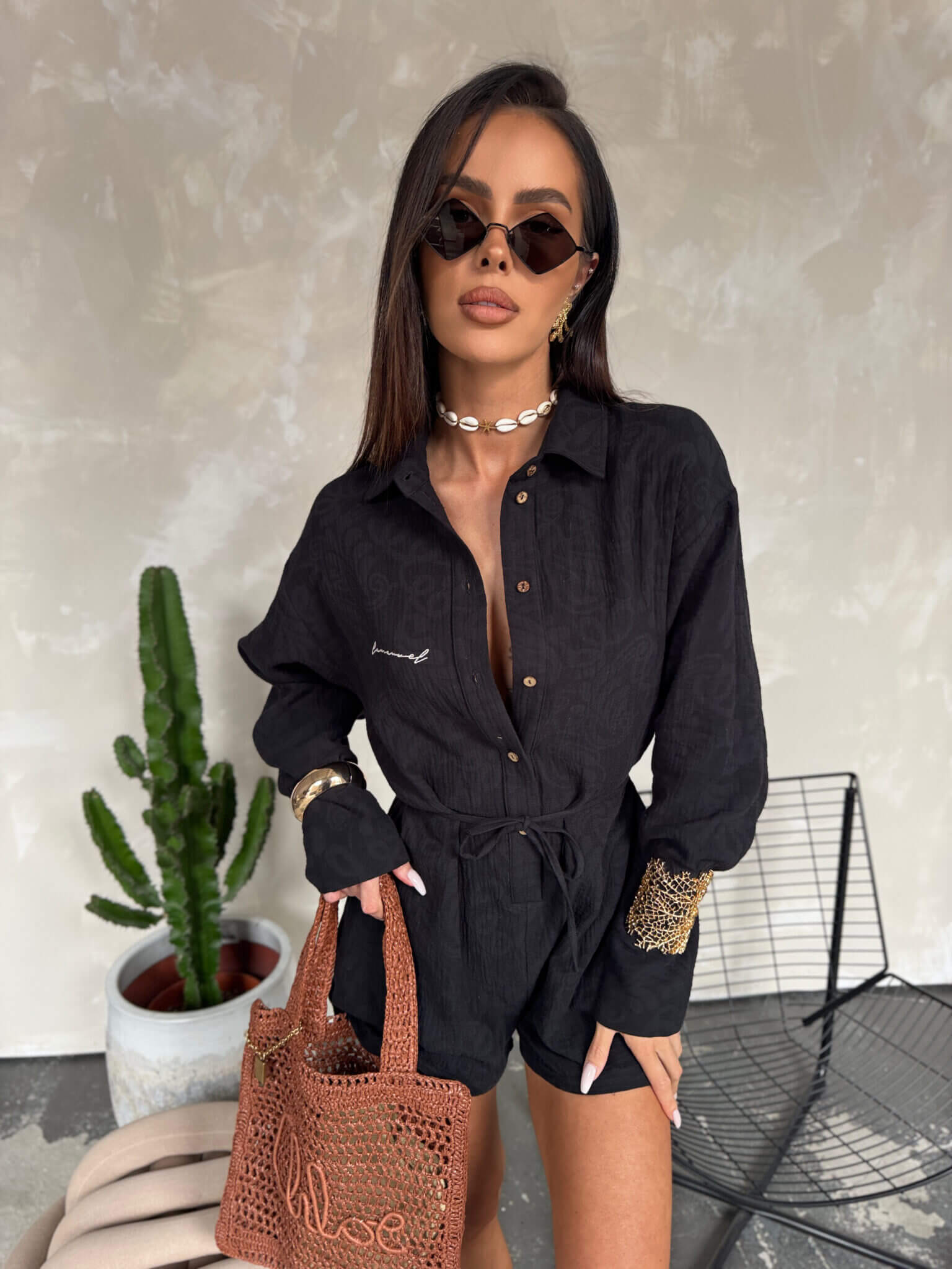 Kombinezon COCOA LaManuel czarny - obrazek 4