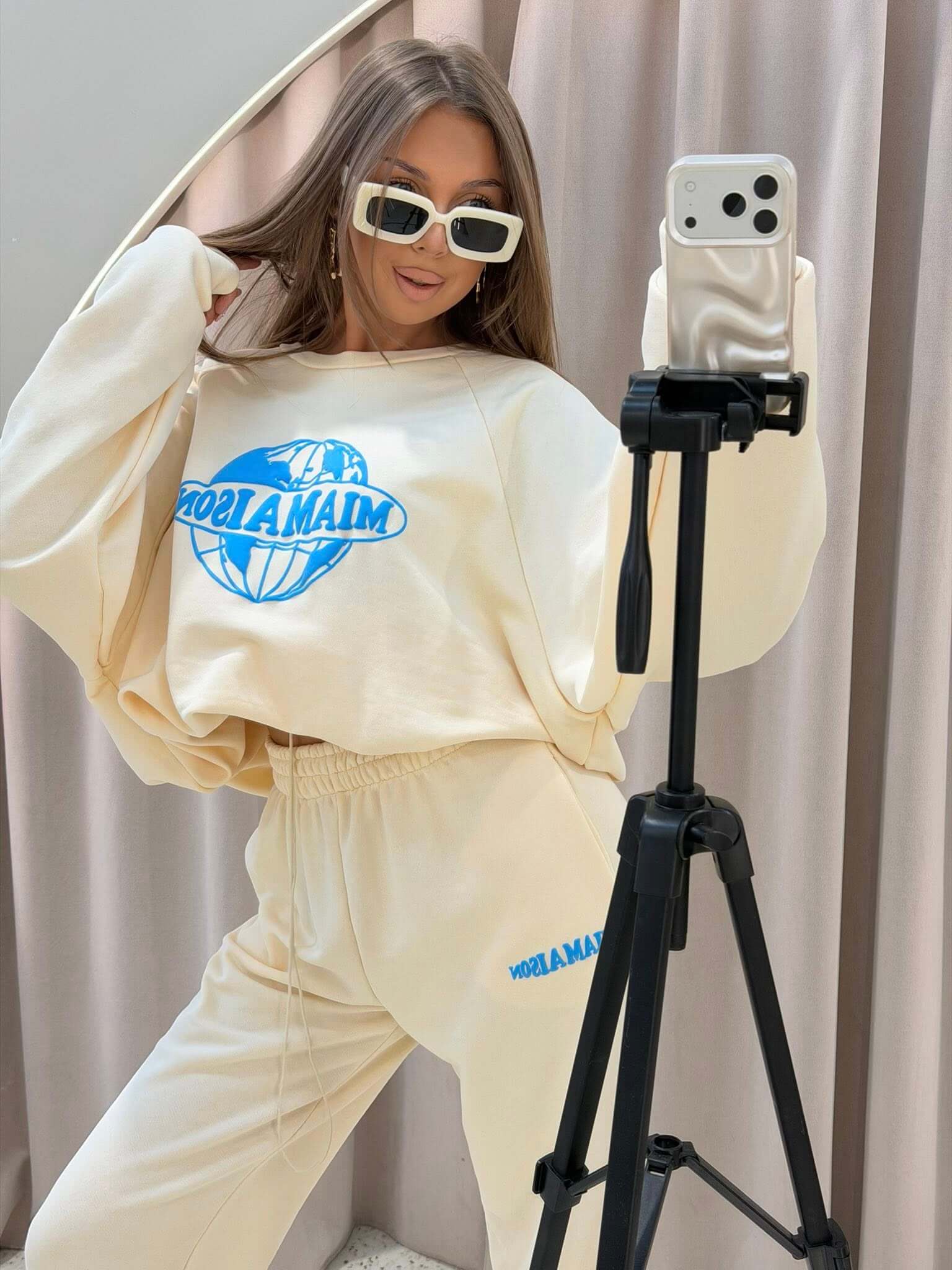 Komplet WORLDWIDE Mia Maison kokos