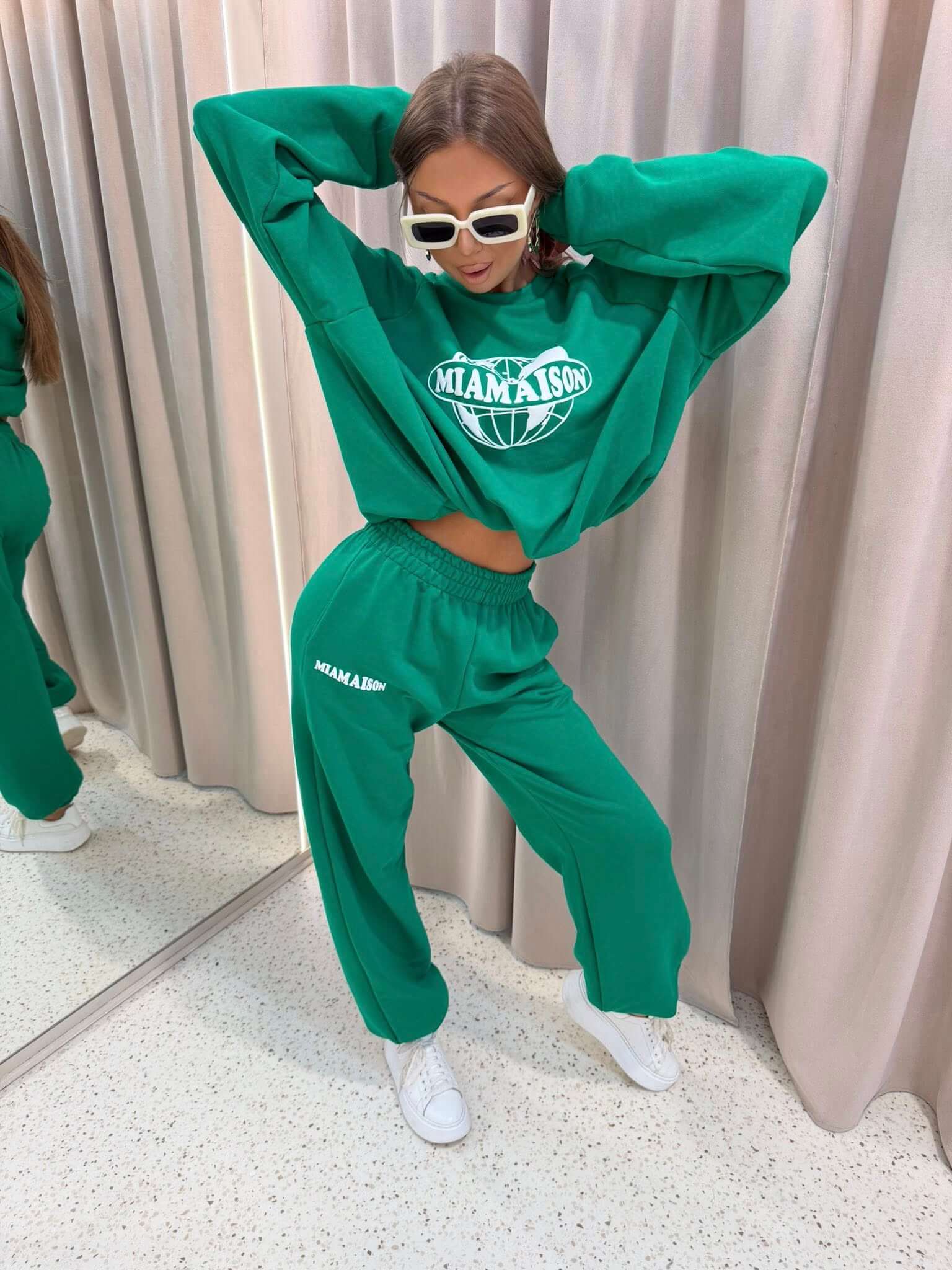 Komplet WORLDWIDE Mia Maison zieleń - obrazek 2