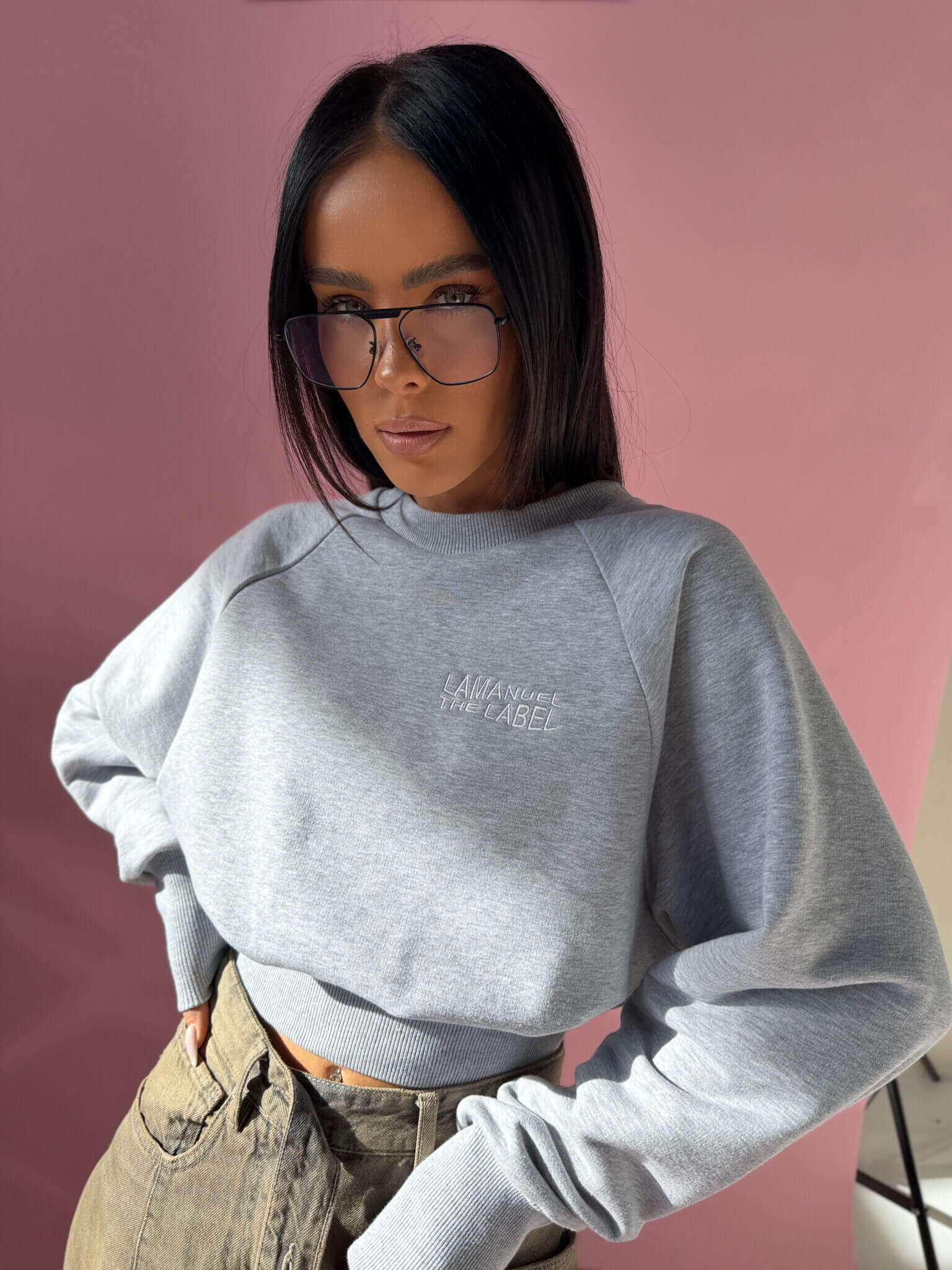 Bluza PULSE LaManuel szara - obrazek 2