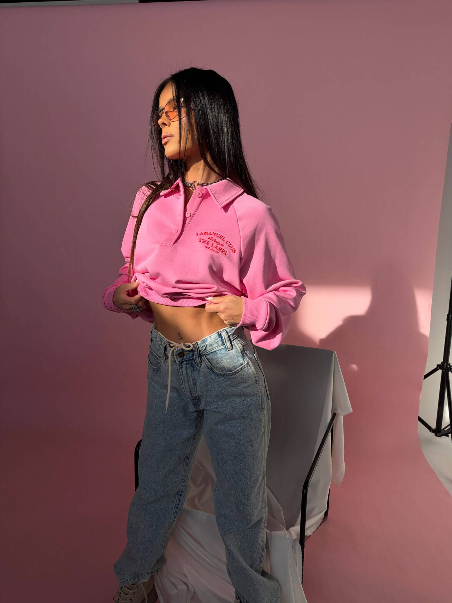 Bluza LA CLUB LaManuel róż - obrazek 2