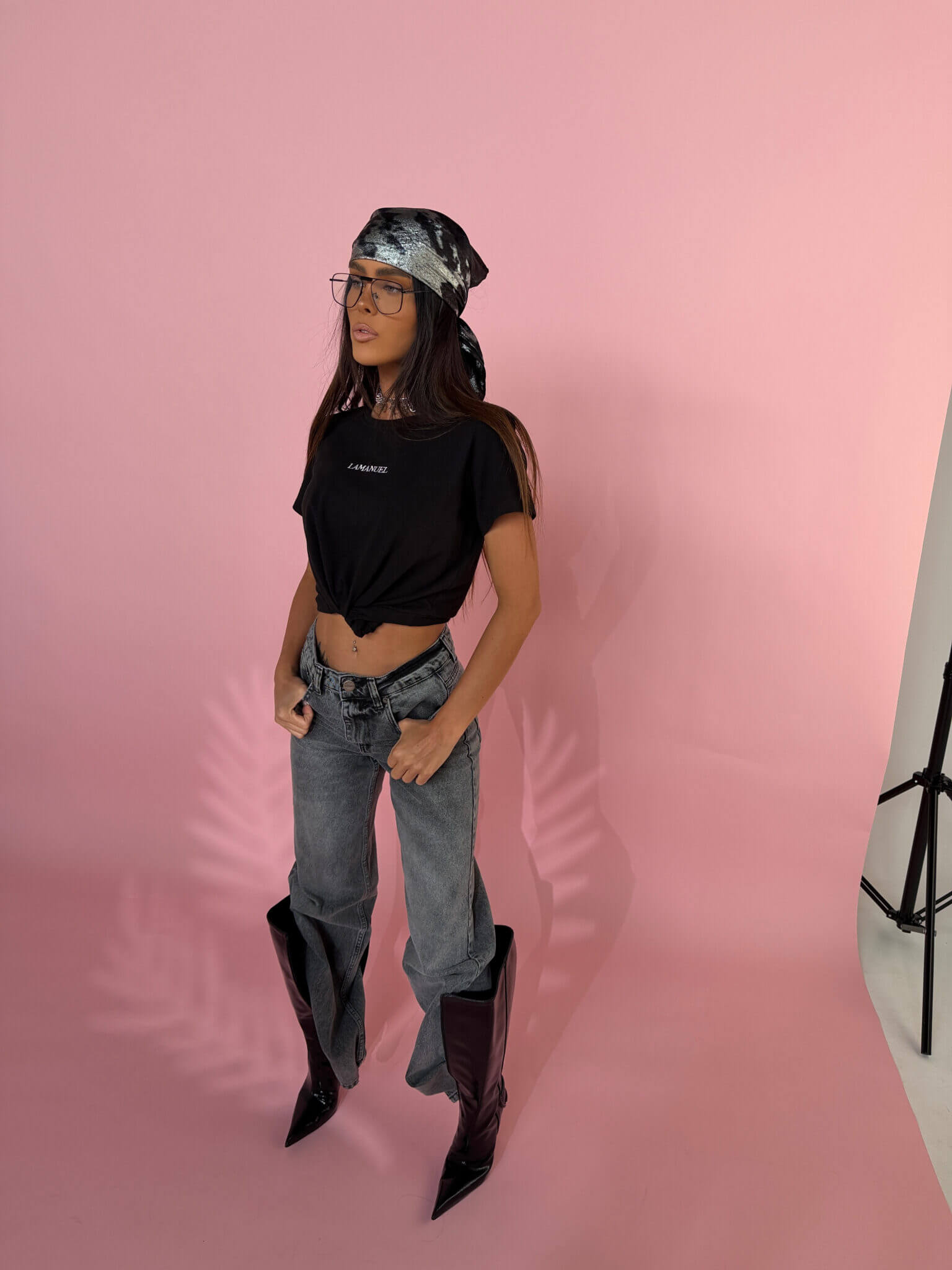 Tshirt SASSY LaManuel czarny - obrazek 2