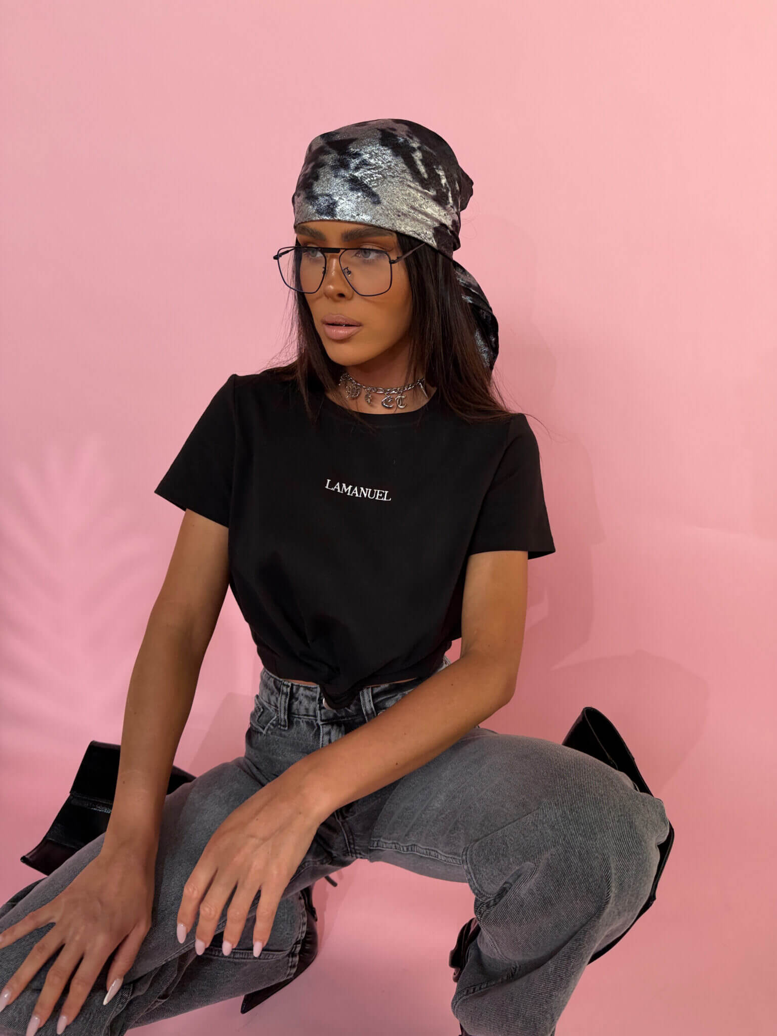 Tshirt SASSY LaManuel czarny