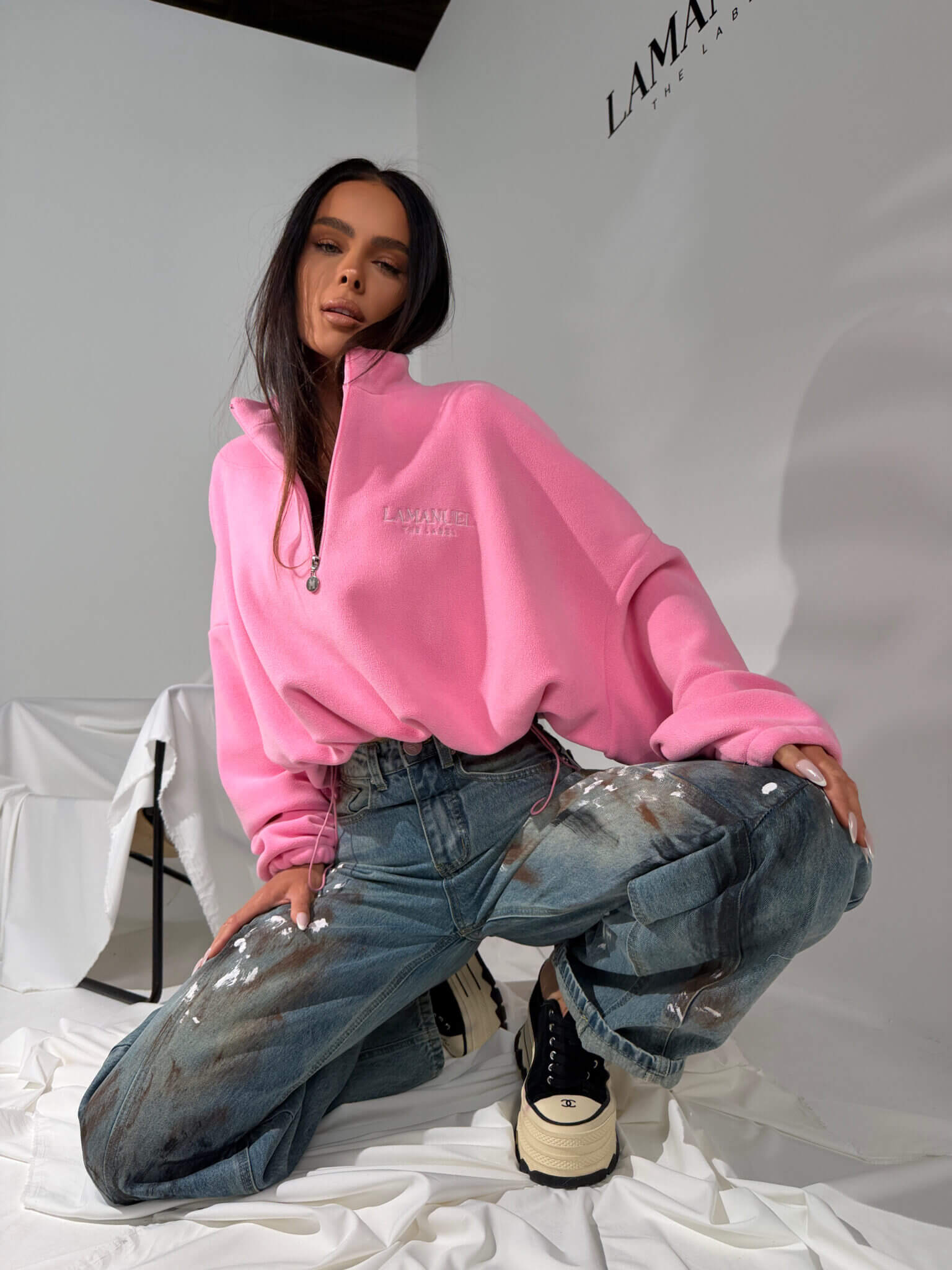 Bluza WARM UP LaManuel bubblegum - obrazek 4