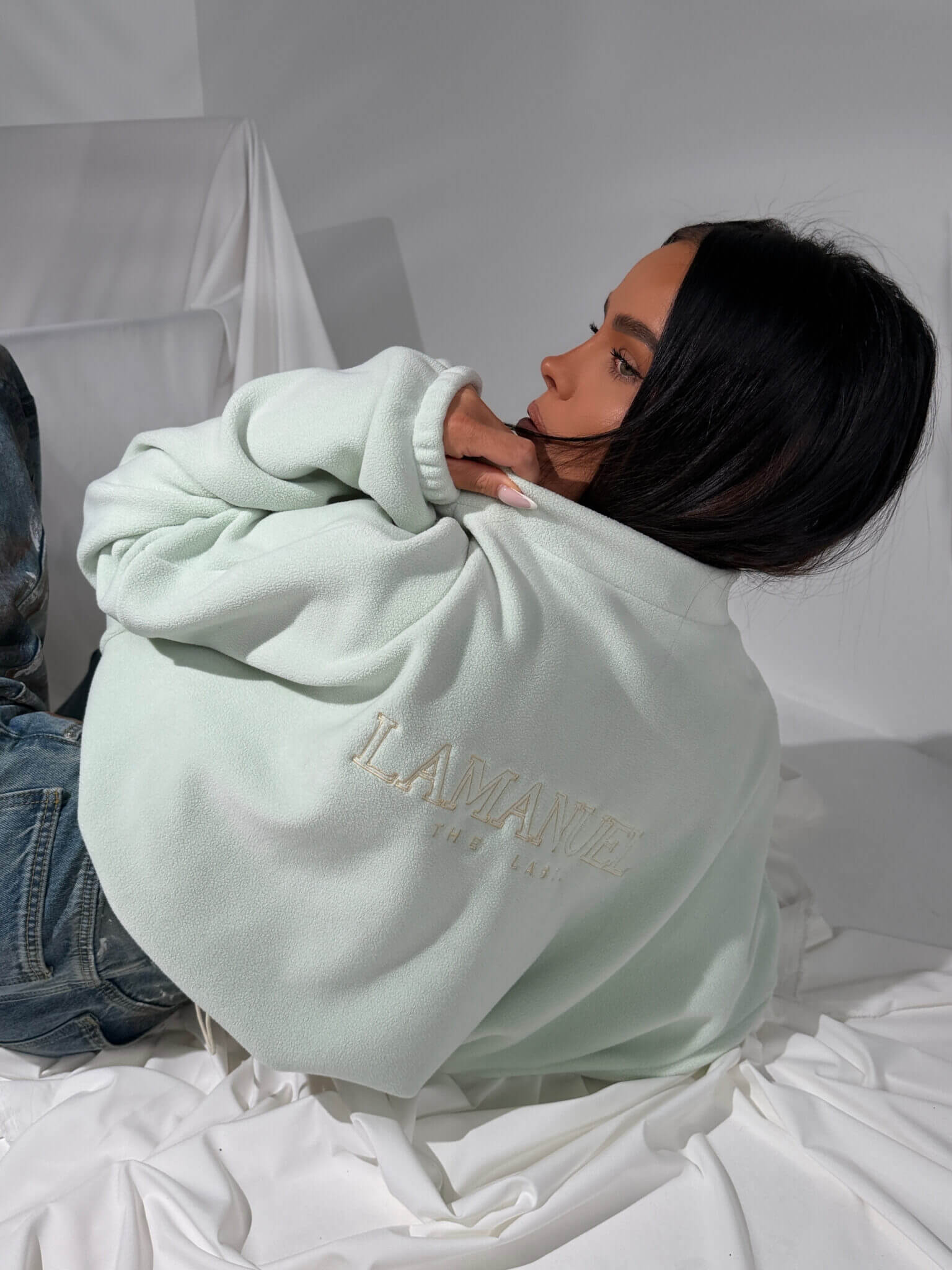 Bluza WARM UP LaManuel matcha - obrazek 2