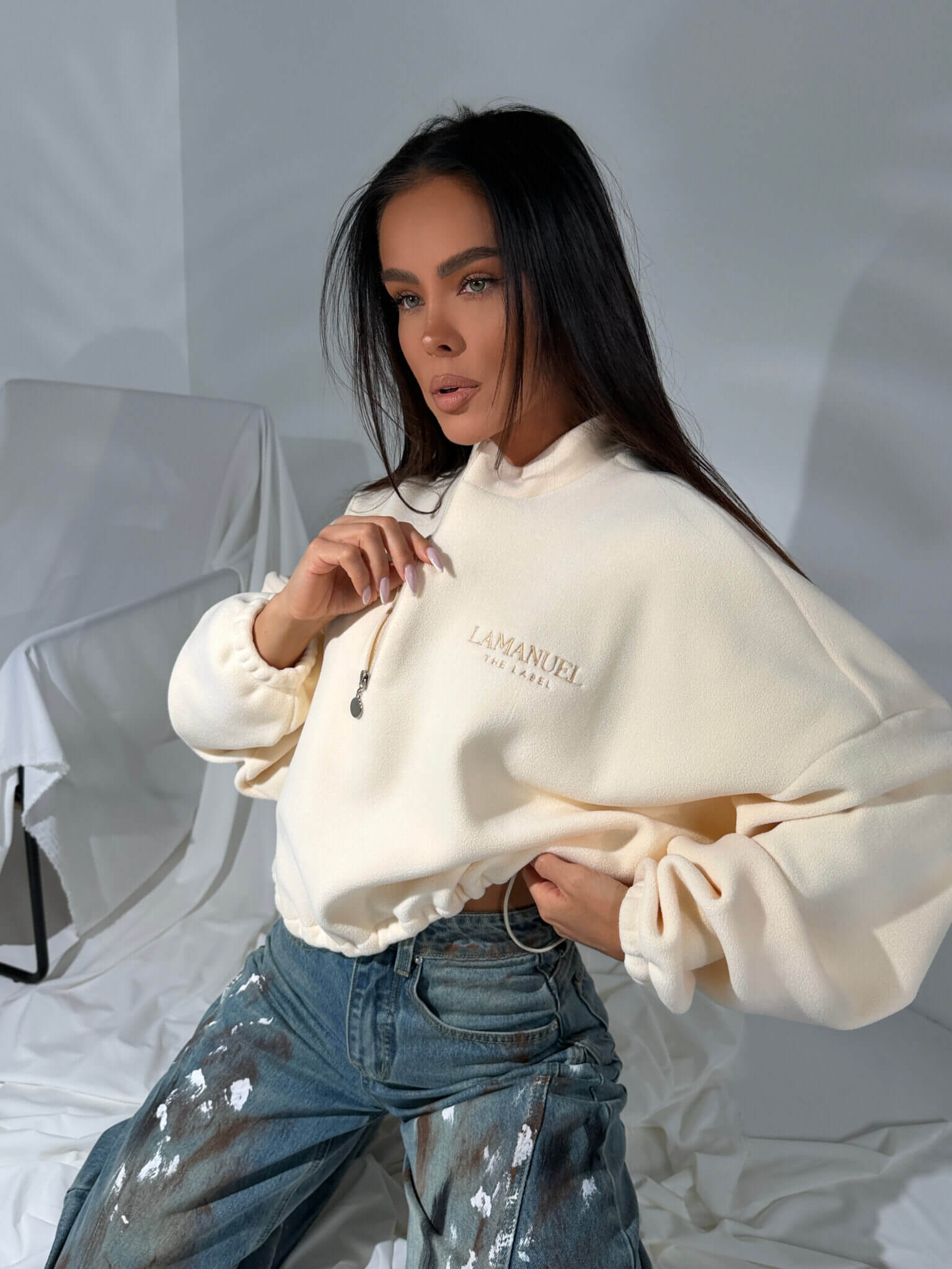 Bluza WARM UP LaManuel milk - obrazek 6