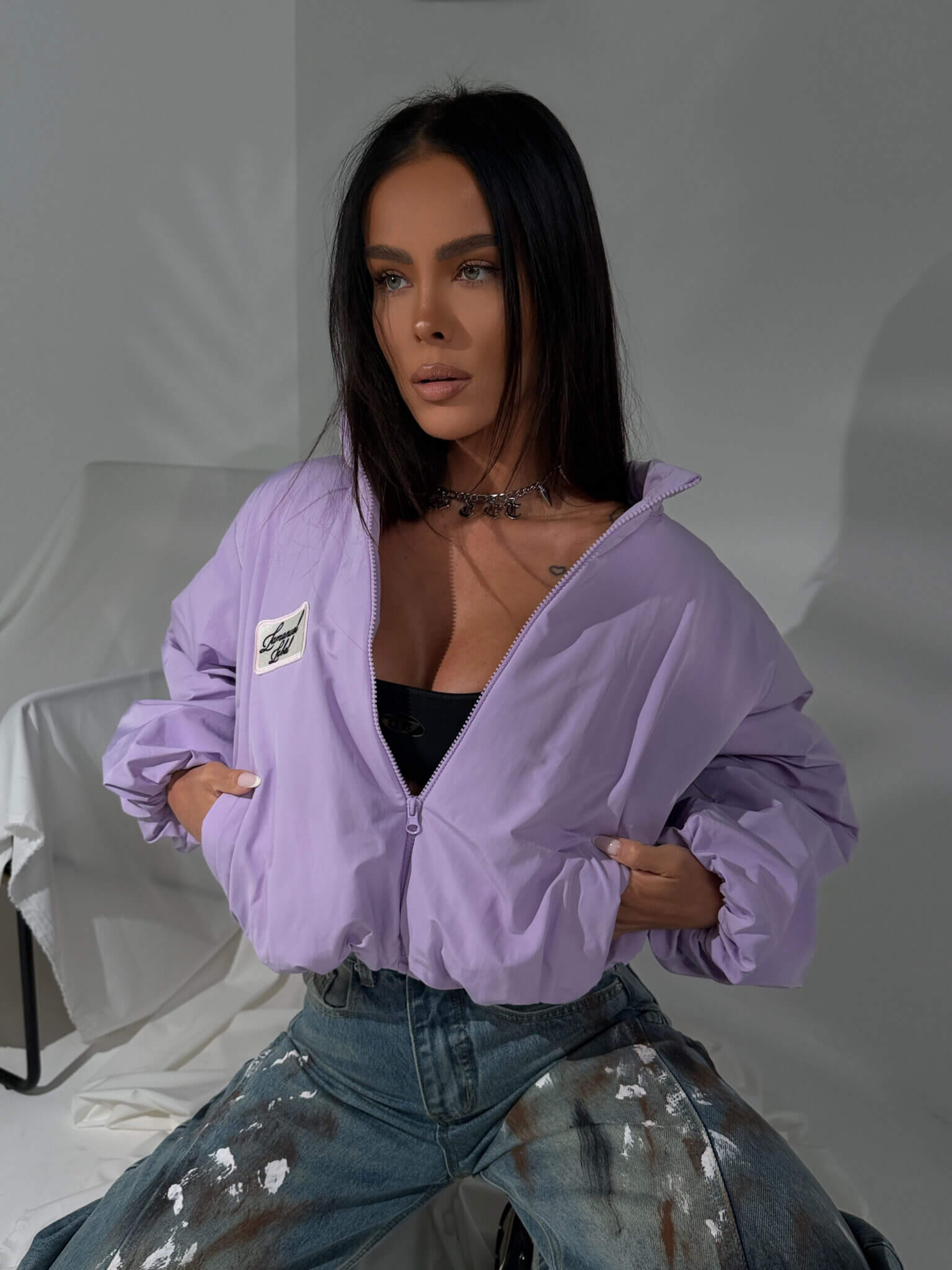 Kurtka BLOOM LaManuel lila