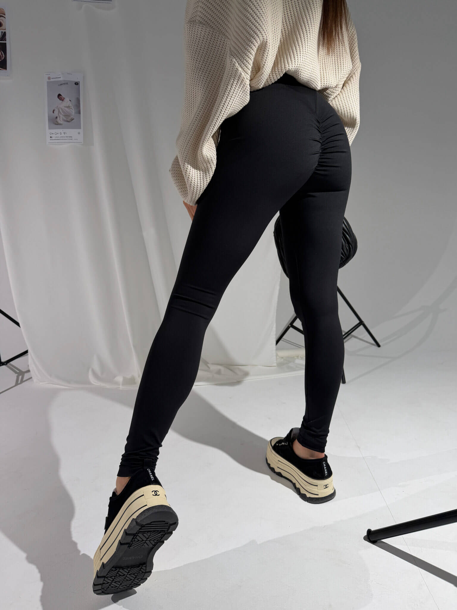 Legginsy SPEED La Manuel czarne - obrazek 2