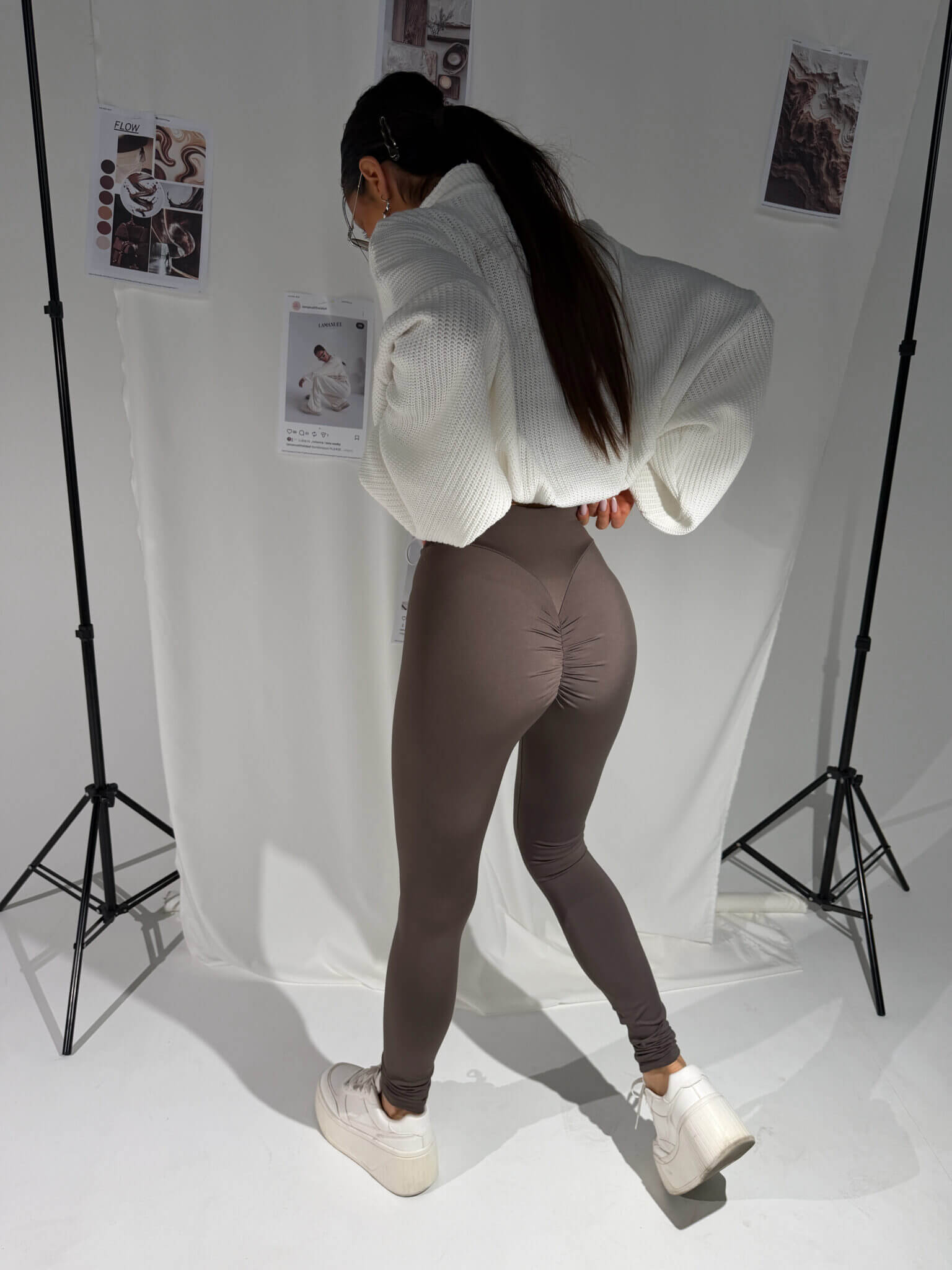 Legginsy SPEED La Manuel latte - obrazek 3