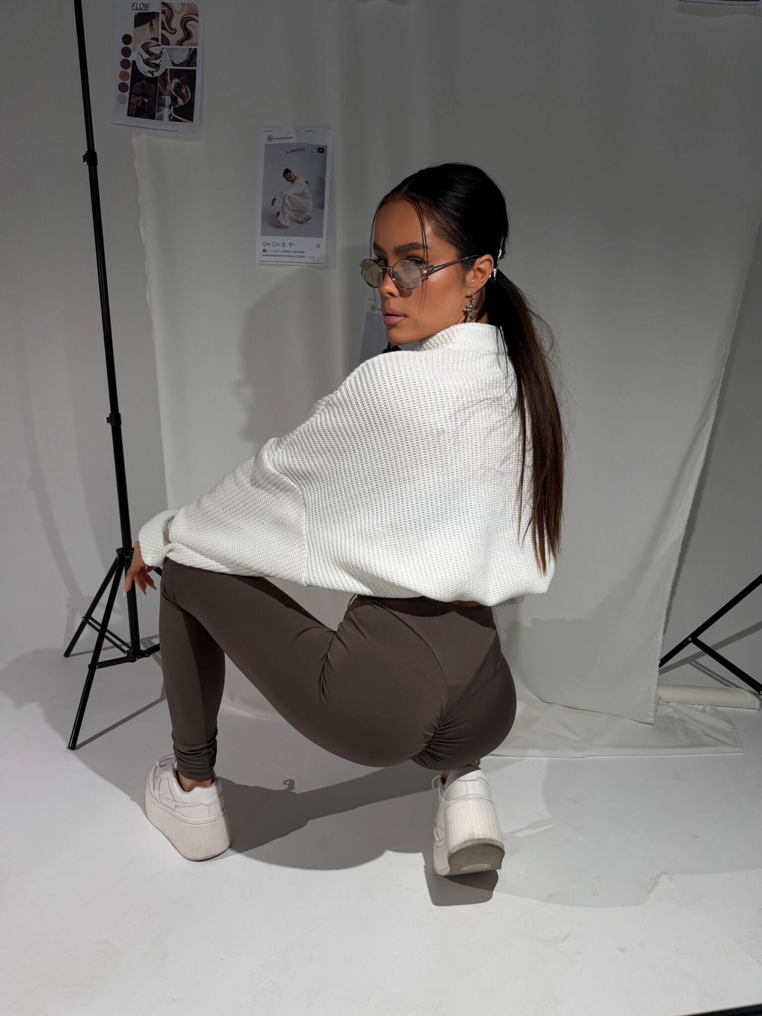 Legginsy SPEED La Manuel latte - obrazek 5