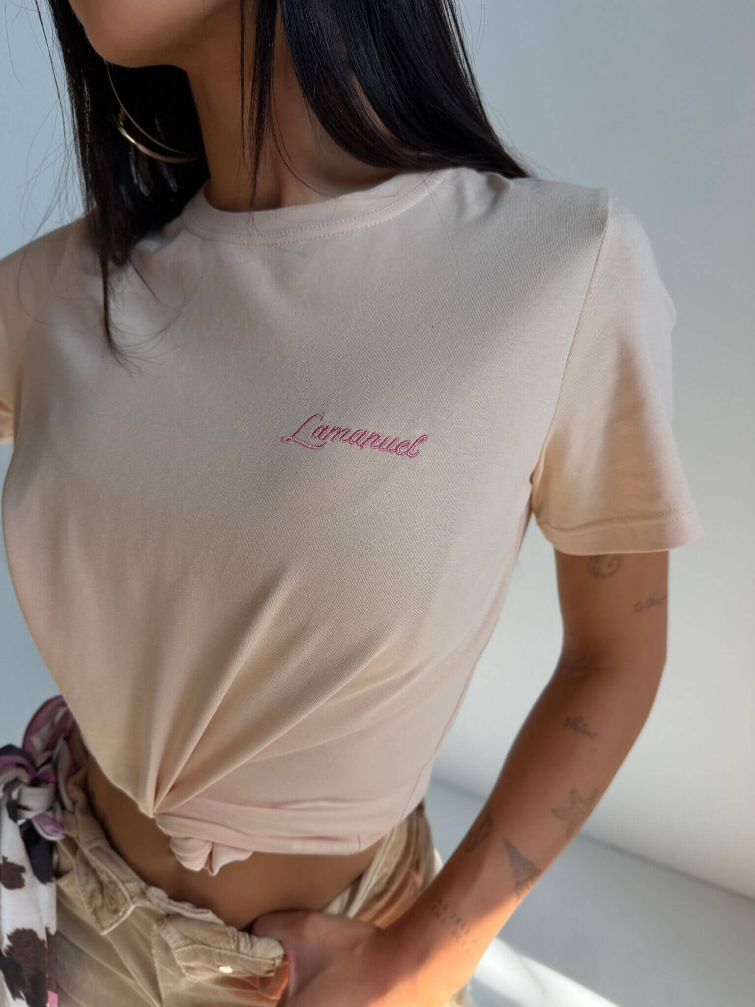 Tshirt POSITIVE LaManuel łosoś - obrazek 2