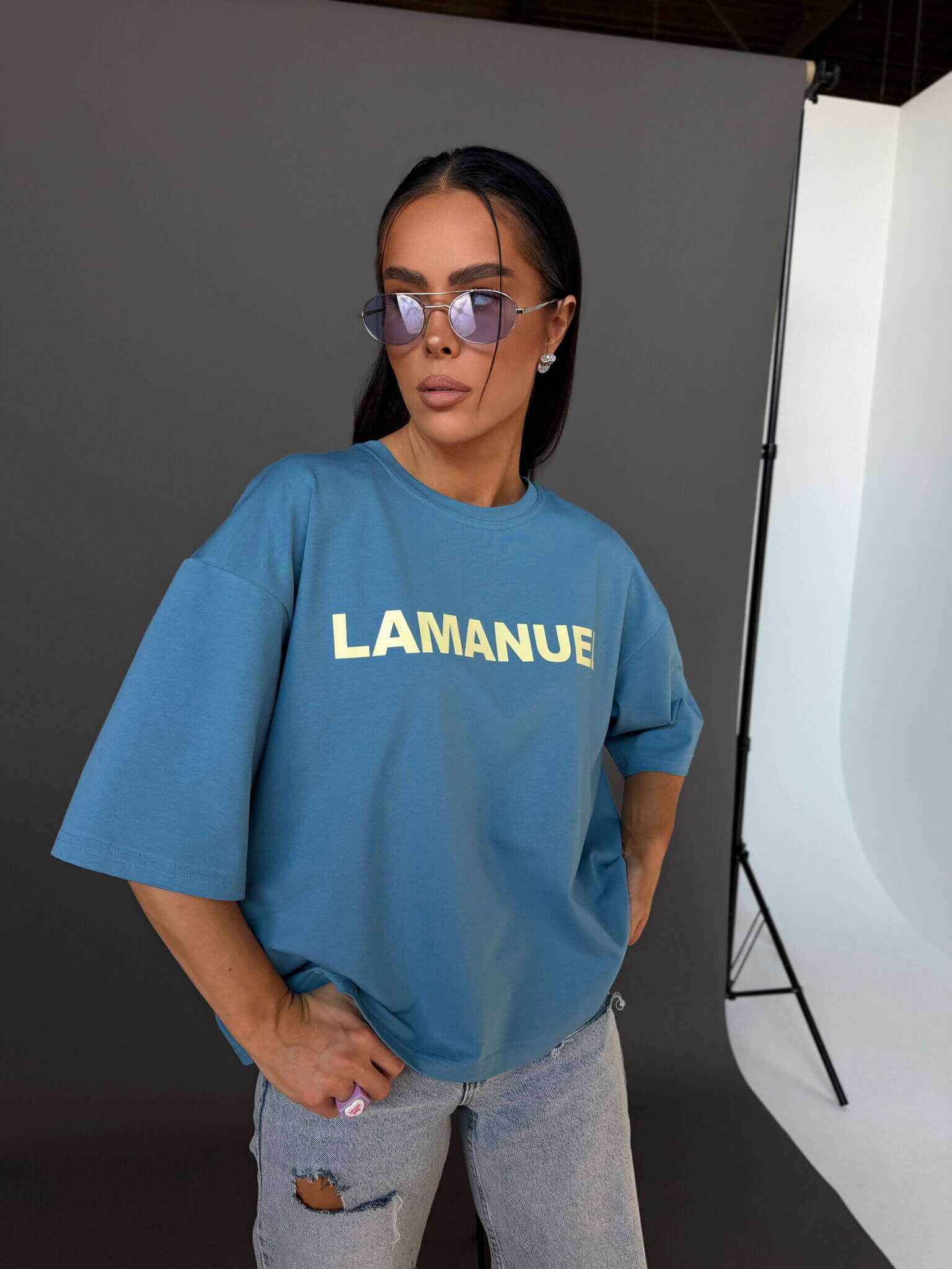 Tshirt BLANK LaManuel jeans - obrazek 2