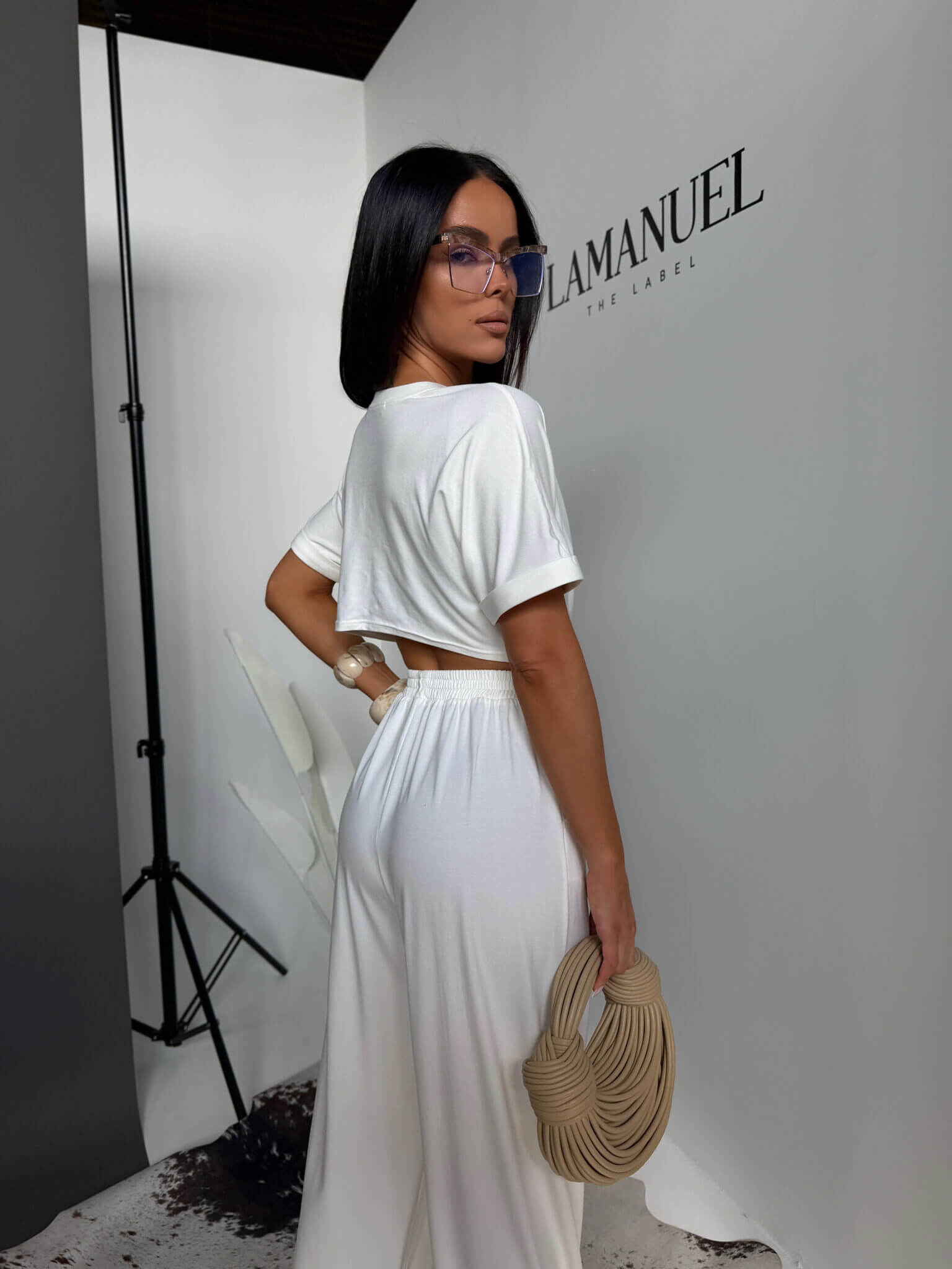 Kombinezon BLUSH LaManuel ecru - obrazek 4