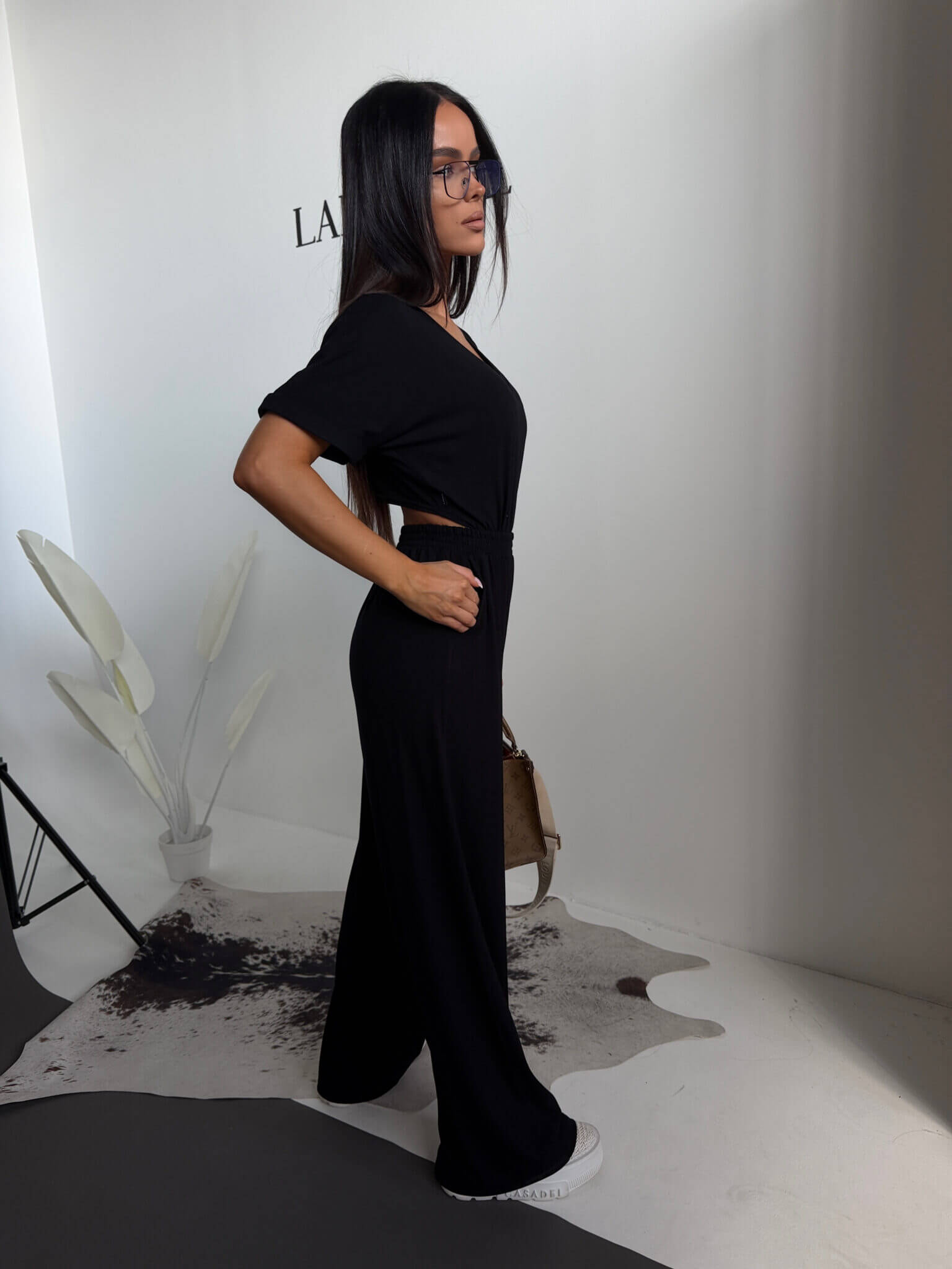 Kombinezon BLUSH LaManuel czarny - obrazek 3