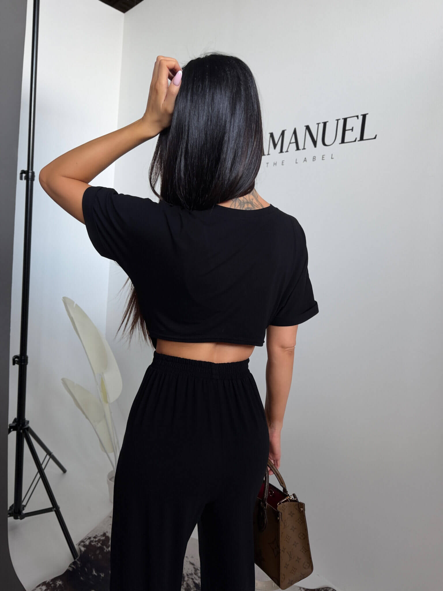 Kombinezon BLUSH LaManuel czarny - obrazek 5