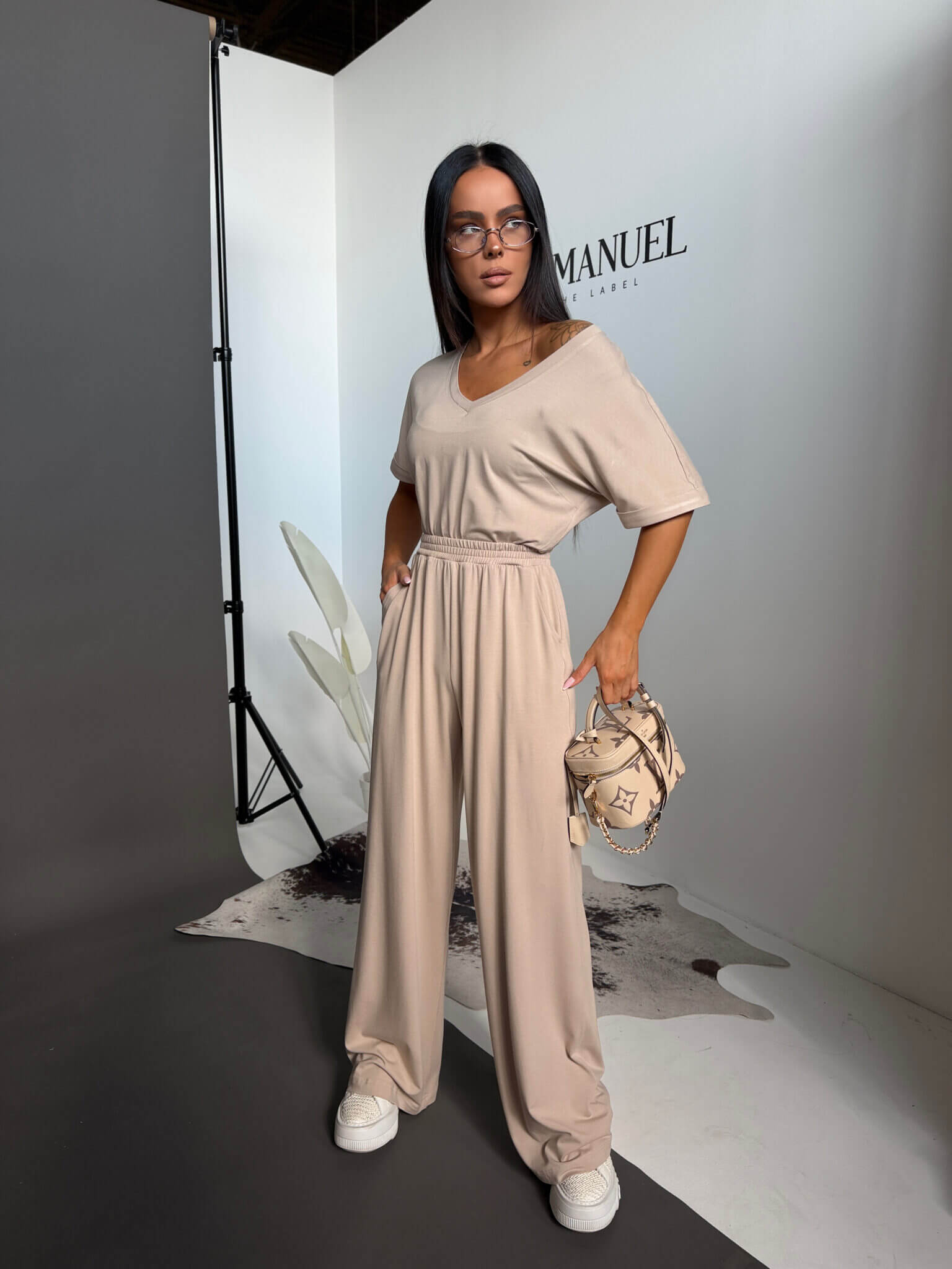 Kombinezon BLUSH LaManuel beż - obrazek 2