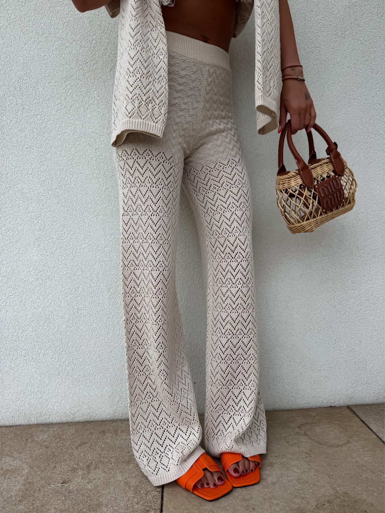 Spodnie TULUM By Me beż - obrazek 4
