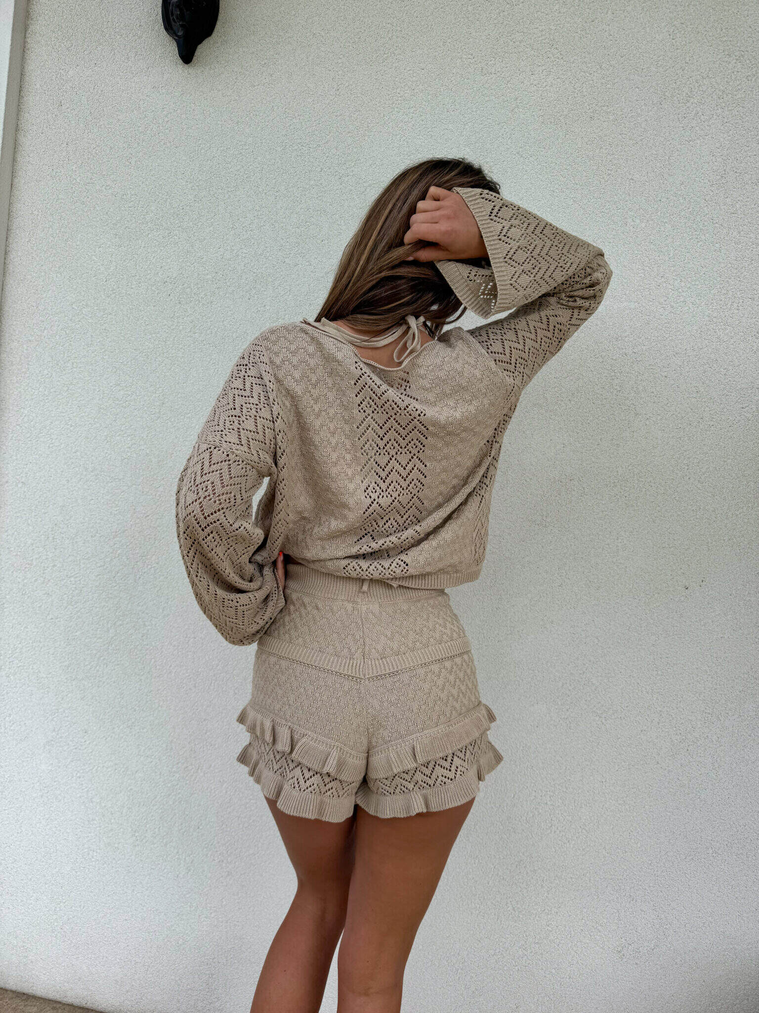 Sweter LUGANO By Me ciemny beż - obrazek 2