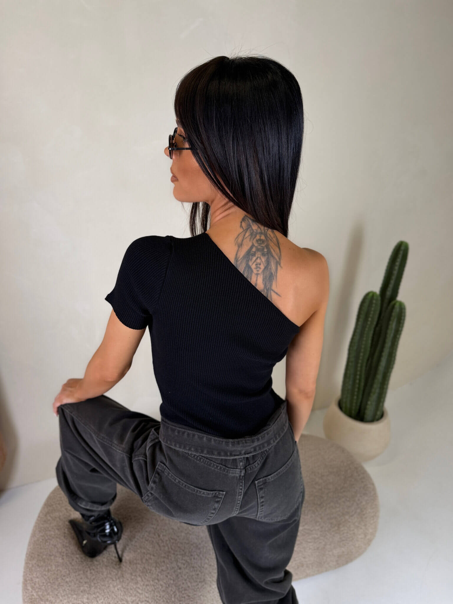 Top GIOIA LaManuel czarny - obrazek 2