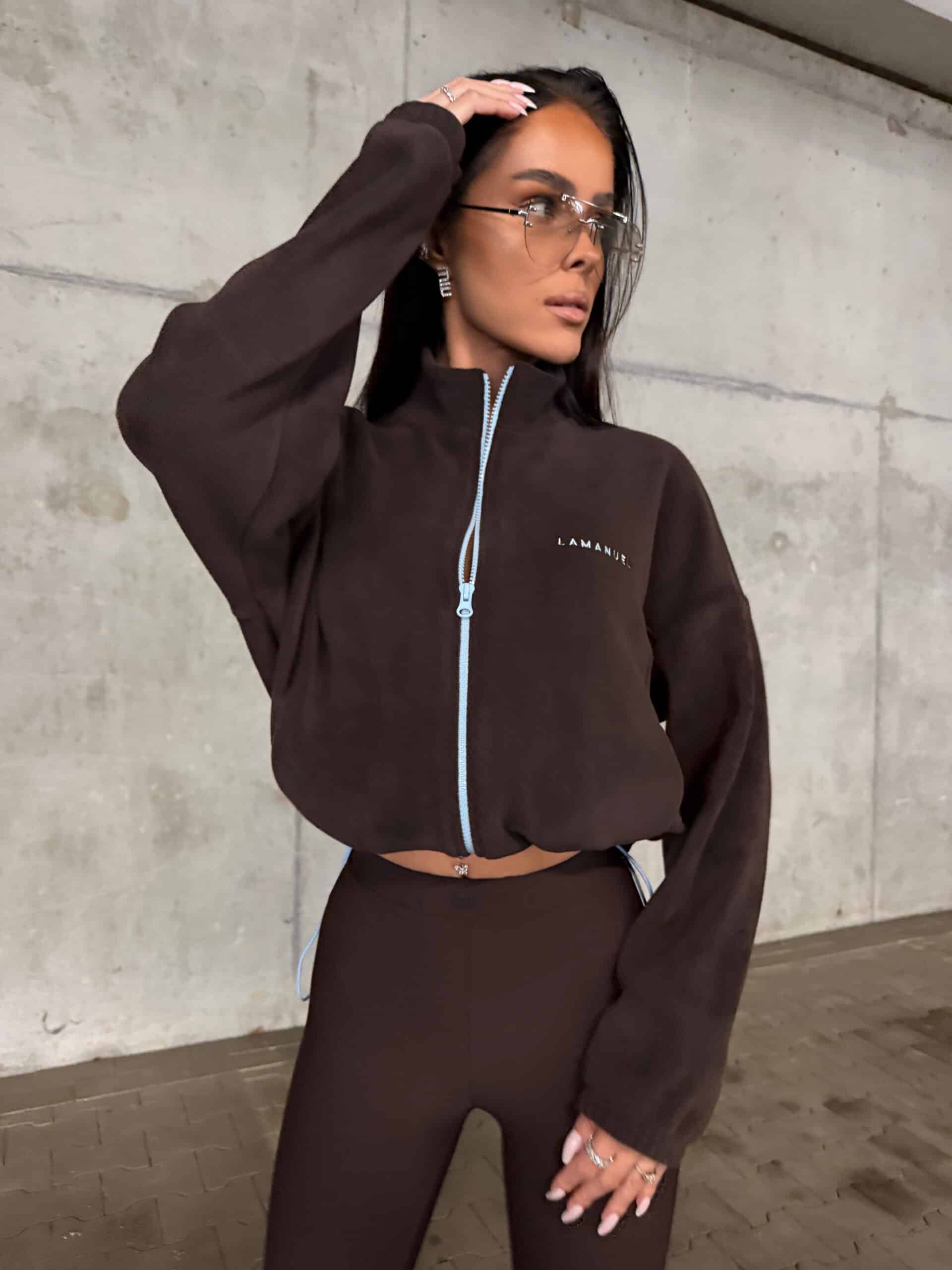 Bluza FROST La Manuel czekolada - obrazek 2