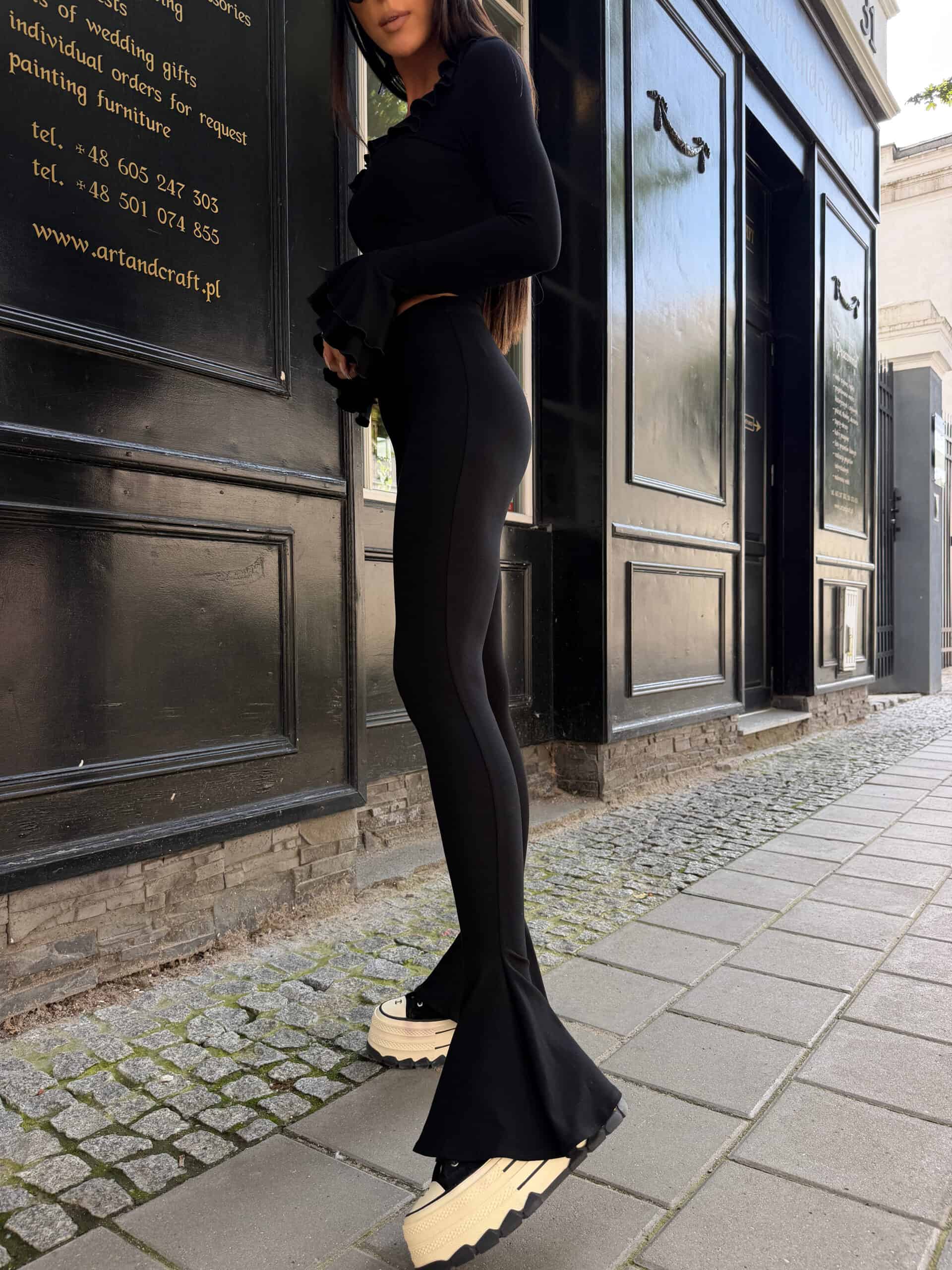 Legginsy SIREN La Manuel czarne - obrazek 8