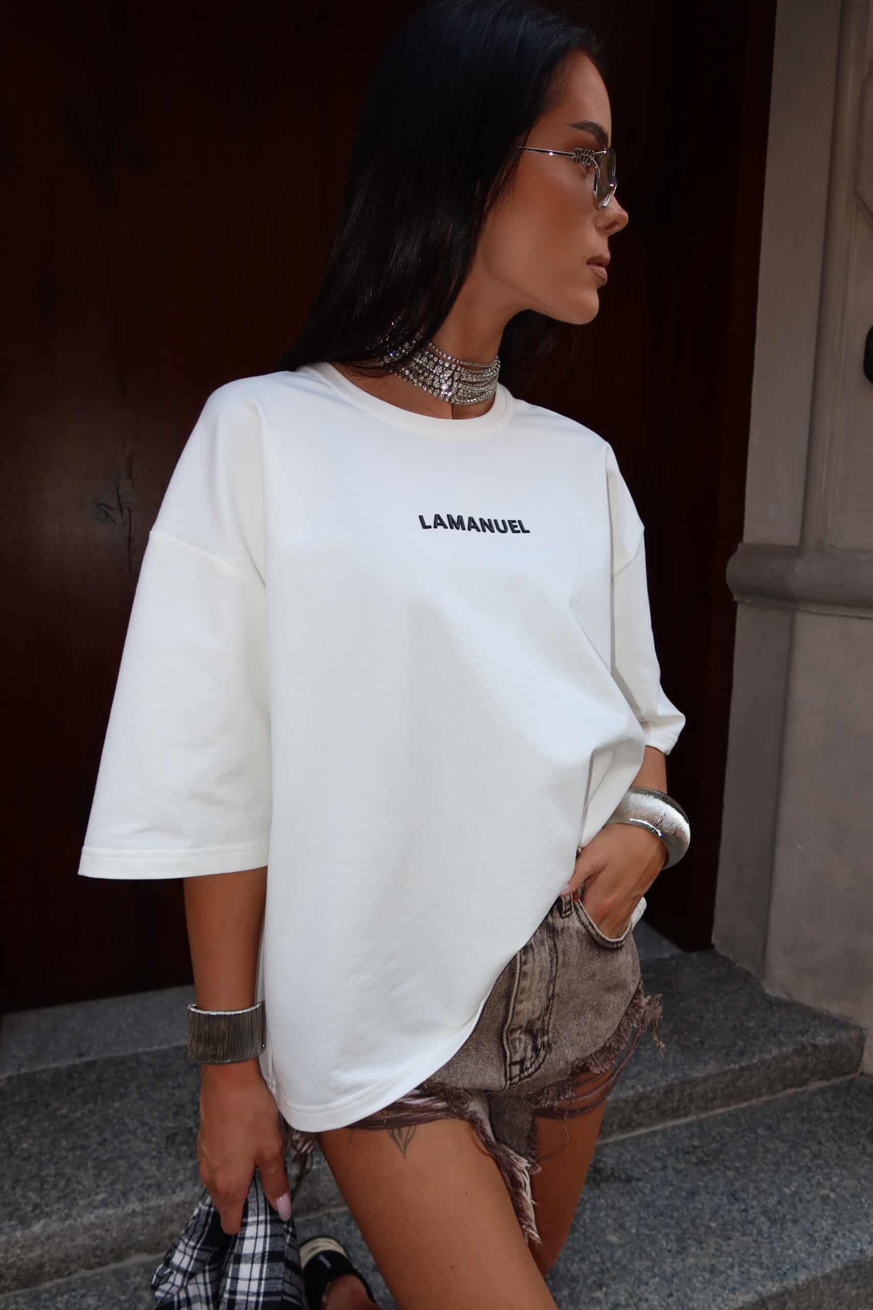 Tshirt NOX LaManuel ecru - obrazek 2