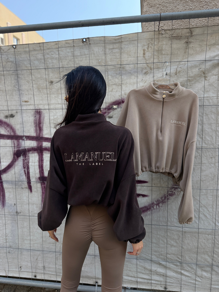 Bluza WARM UP LaManuel czekolada - obrazek 5