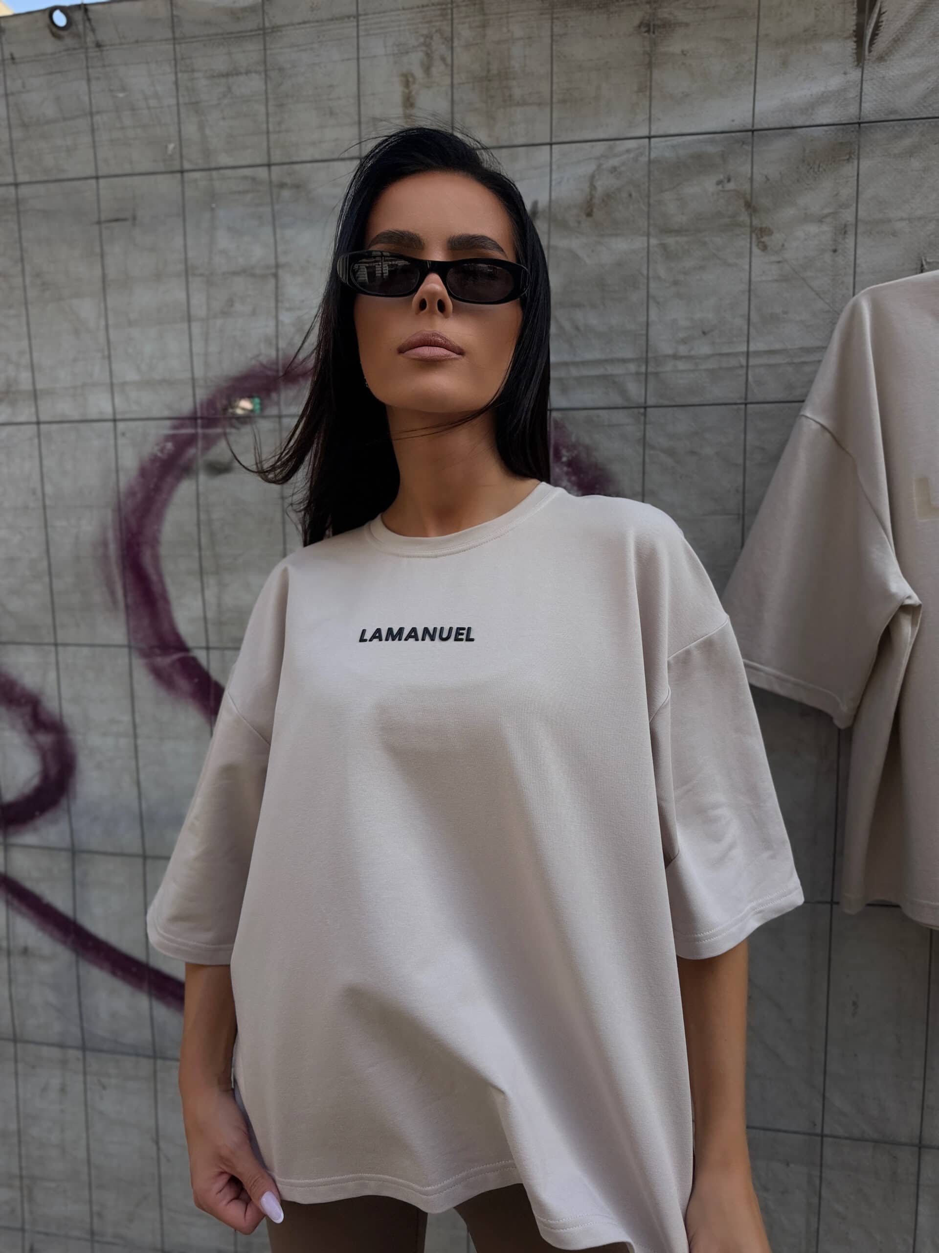 Tshirt NOX LaManuel beż - obrazek 3