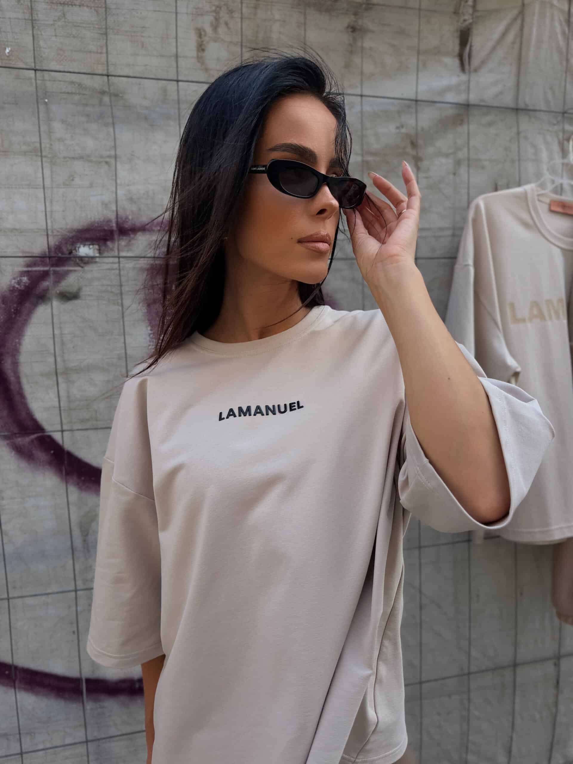 Tshirt NOX LaManuel beż