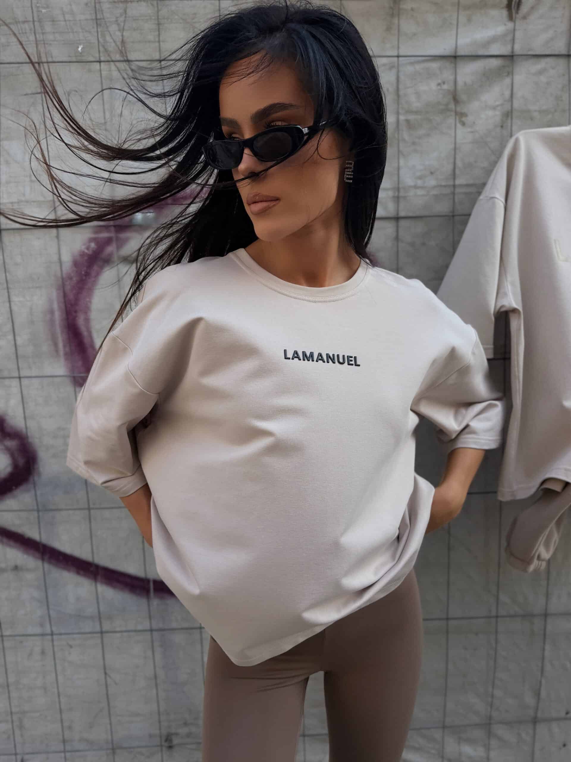 Tshirt NOX LaManuel beż - obrazek 4