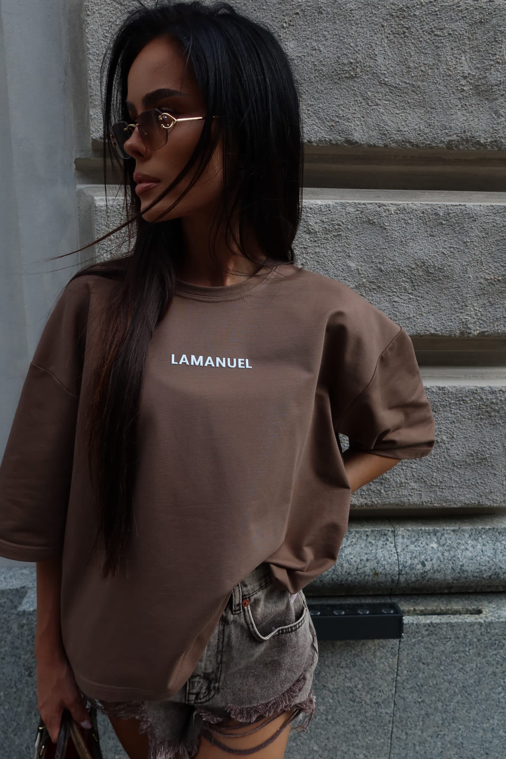Tshirt NOX LaManuel czekolada - obrazek 3