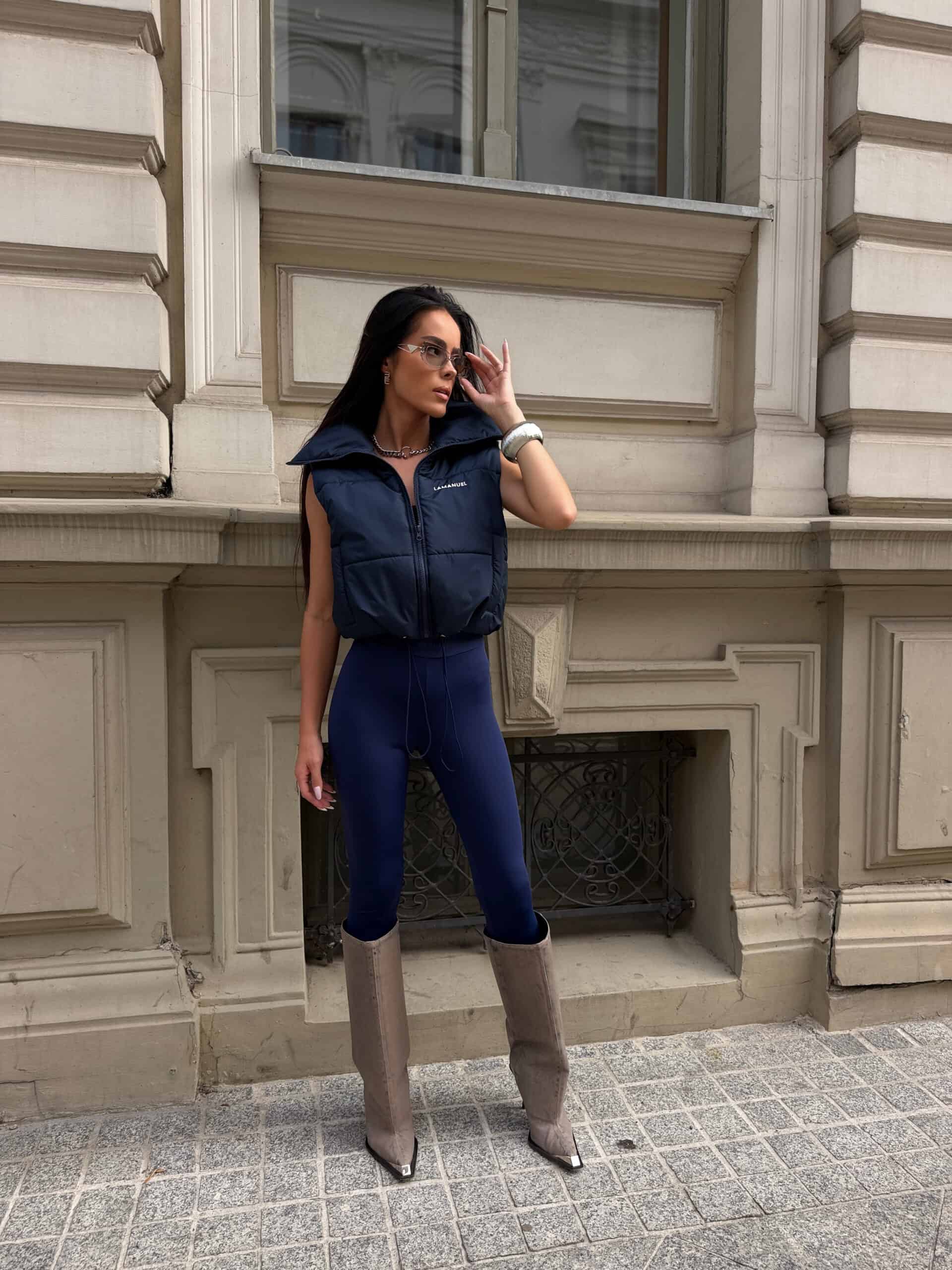 Legginsy TILLY La Manuel granat - obrazek 2