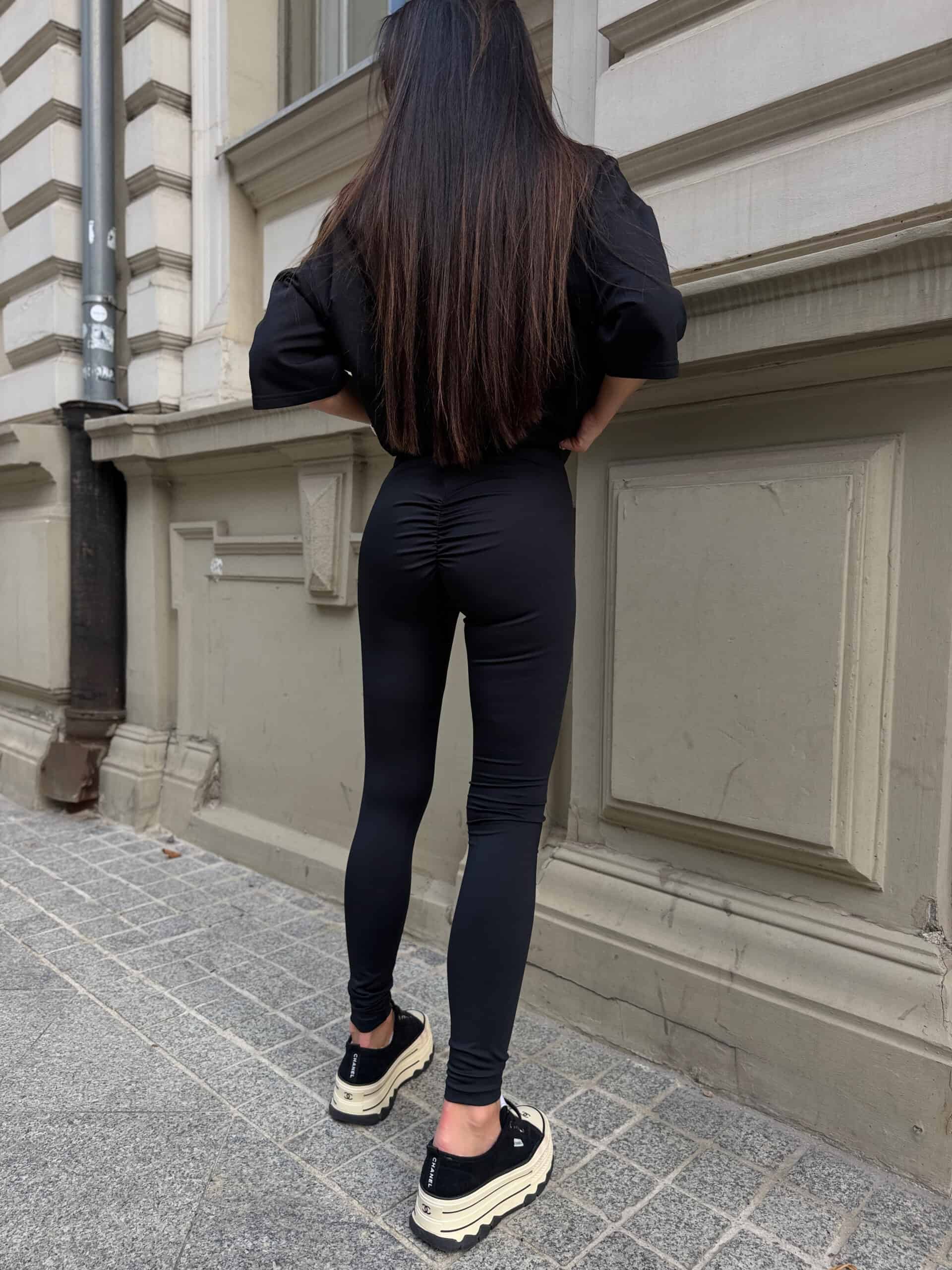 Legginsy TILLY La Manuel czarne