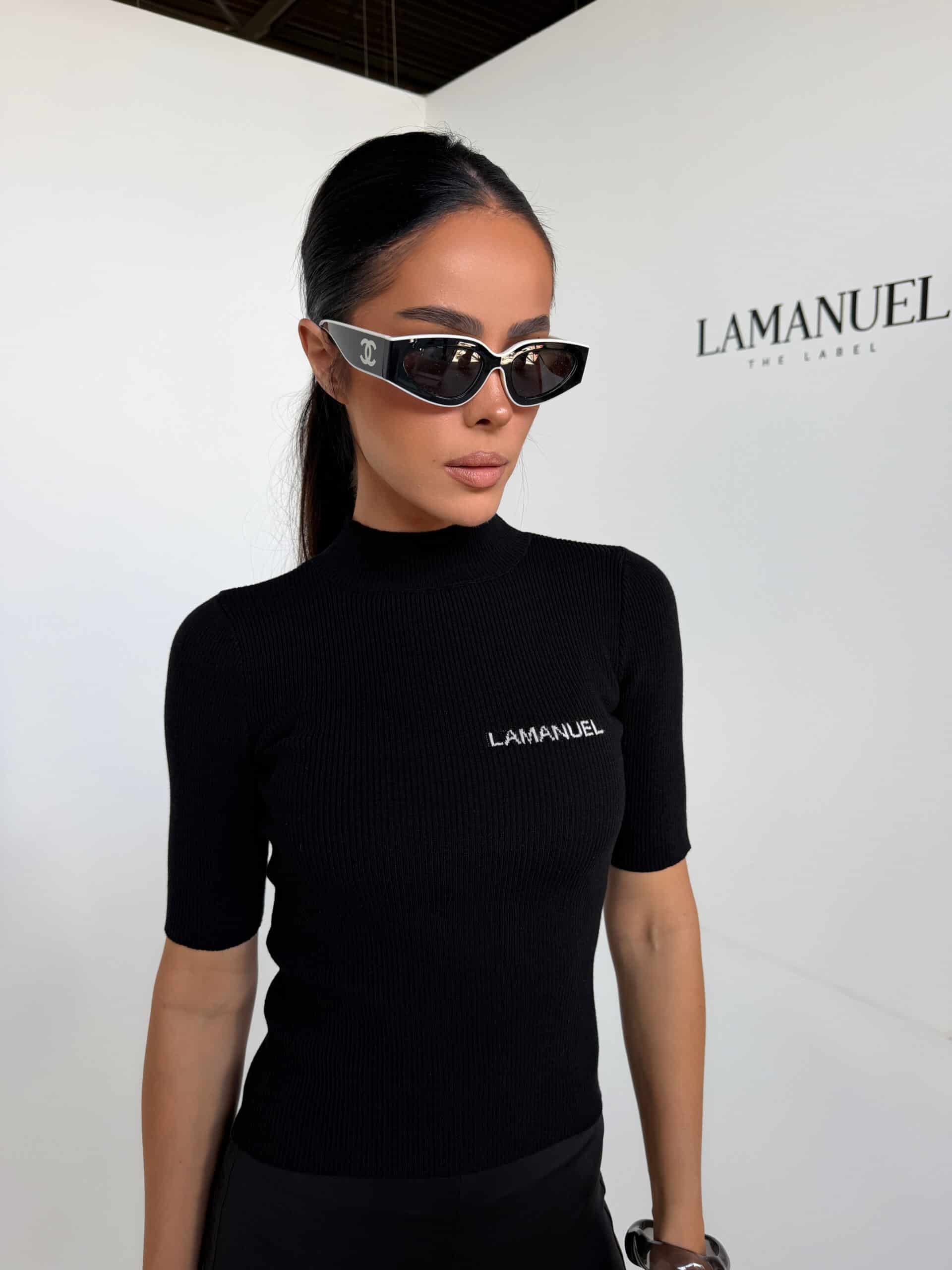 Top COZY LaManuel czarny