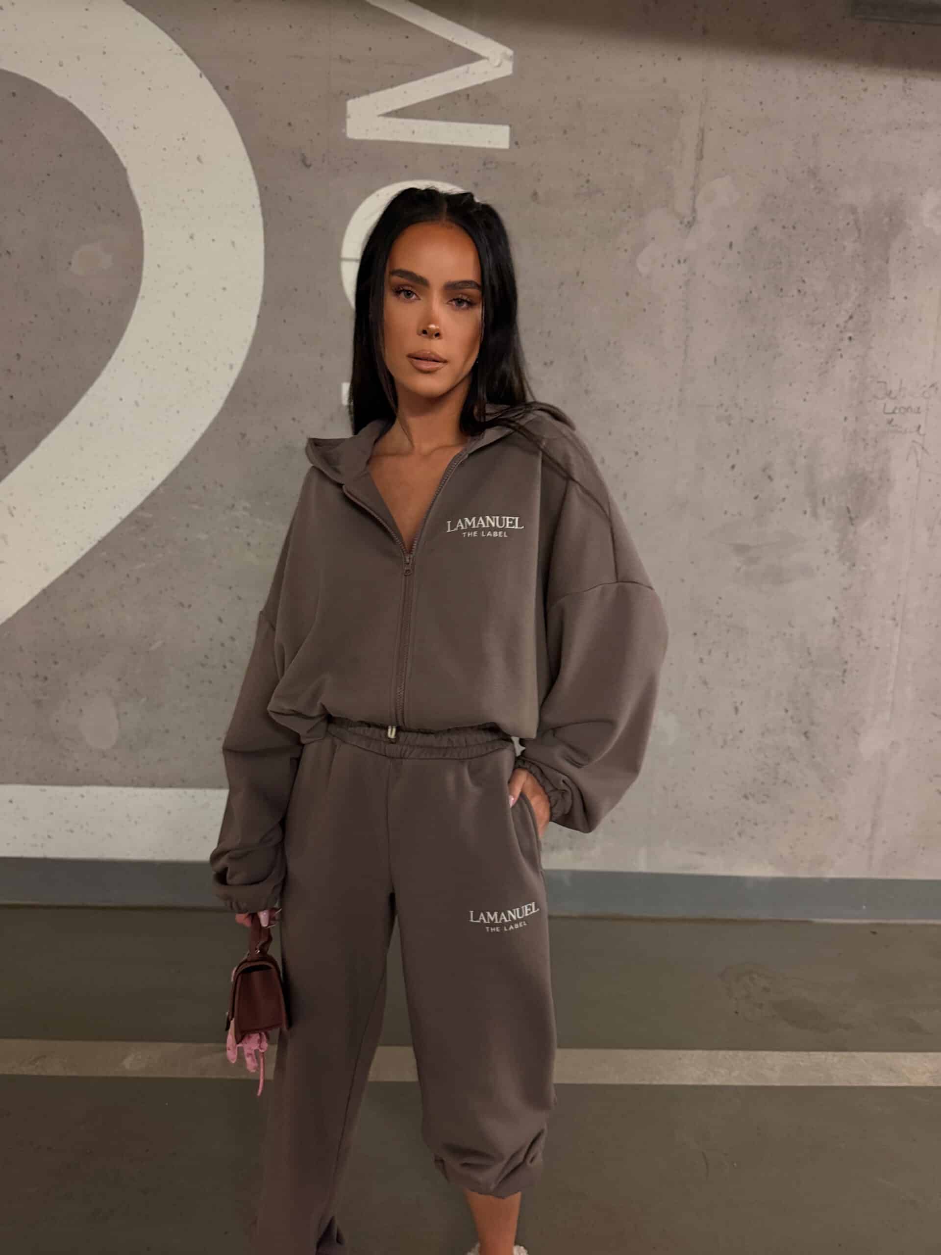Bluza BASIC La Manuel mokka