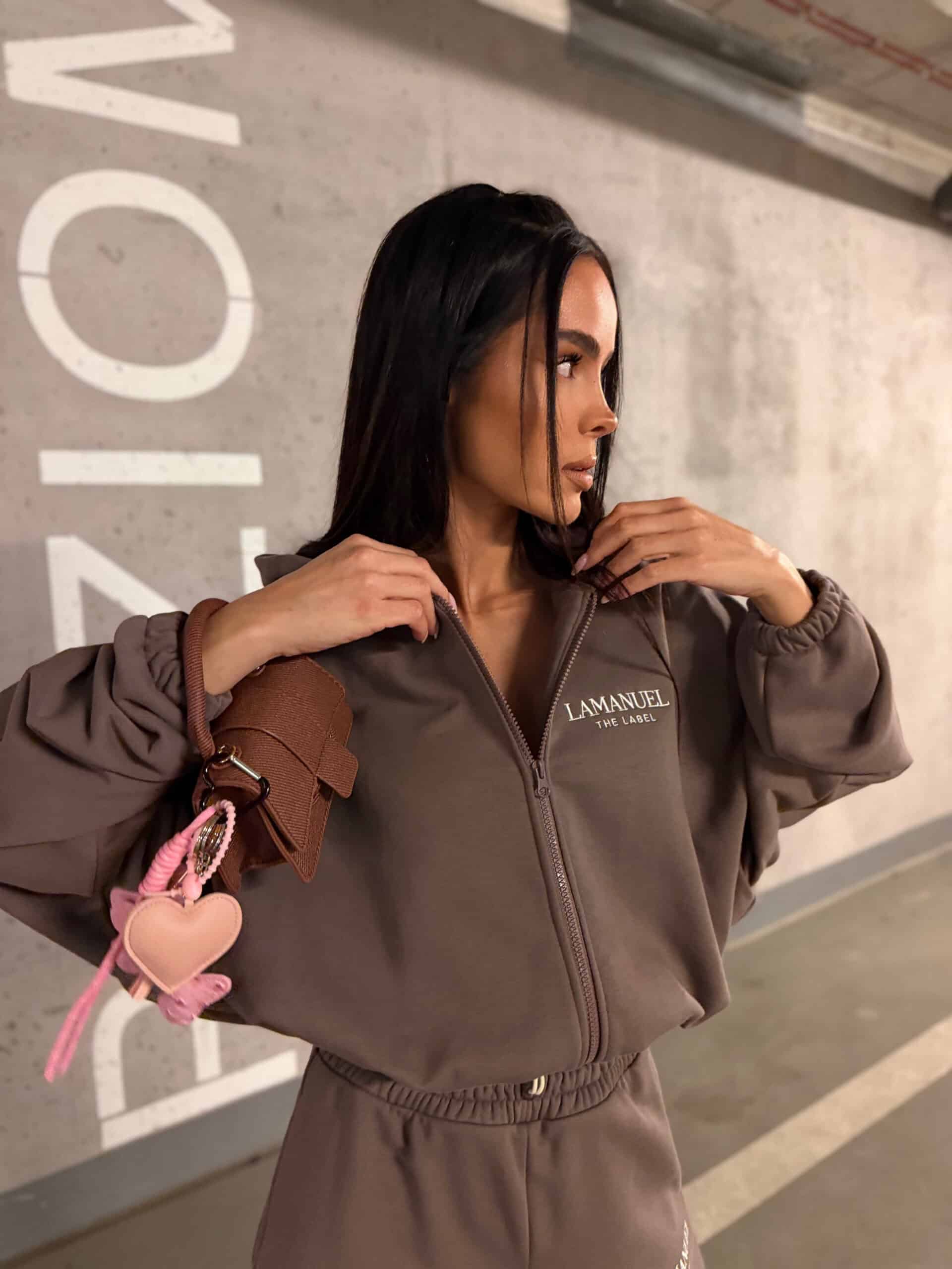 Bluza BASIC La Manuel mokka - obrazek 7