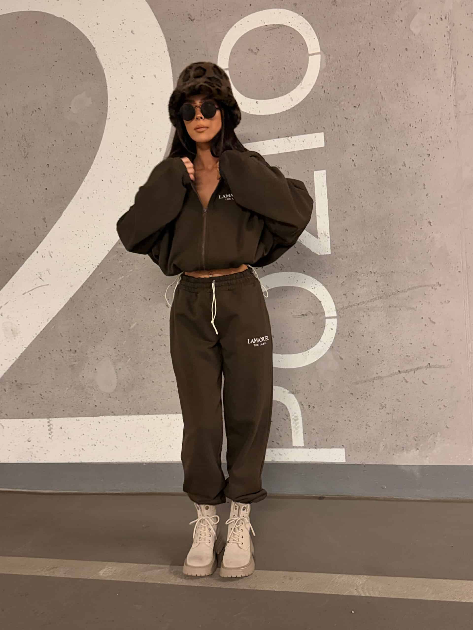 Bluza BASIC La Manuel czekolada - obrazek 5