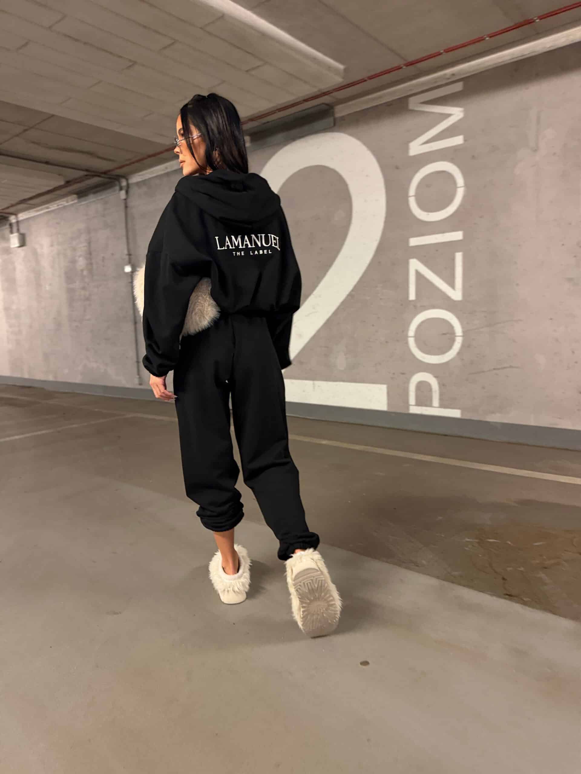 Bluza BASIC La Manuel czarna - obrazek 6