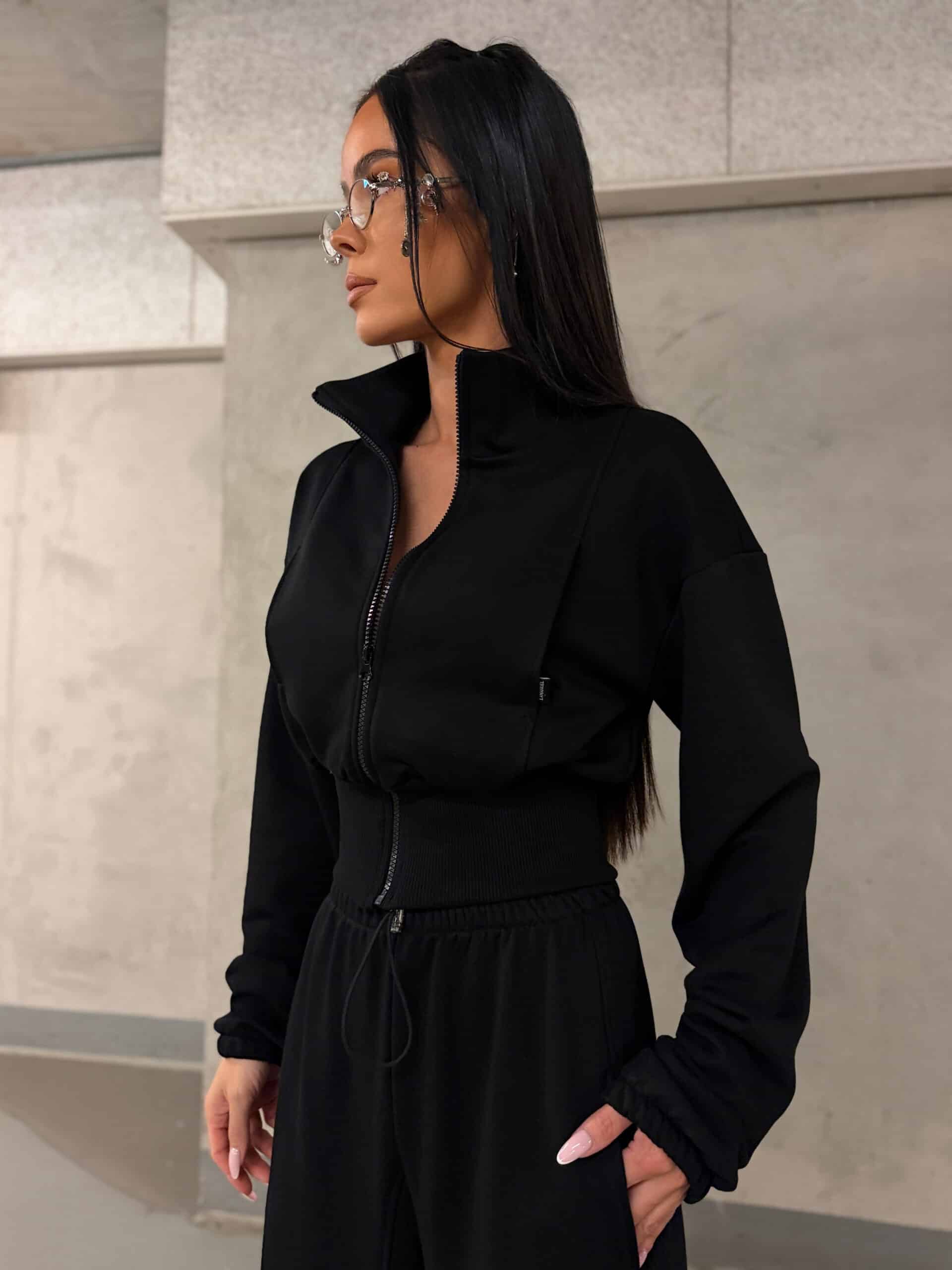 Bluza HAZEL La Manuel czarna - obrazek 9