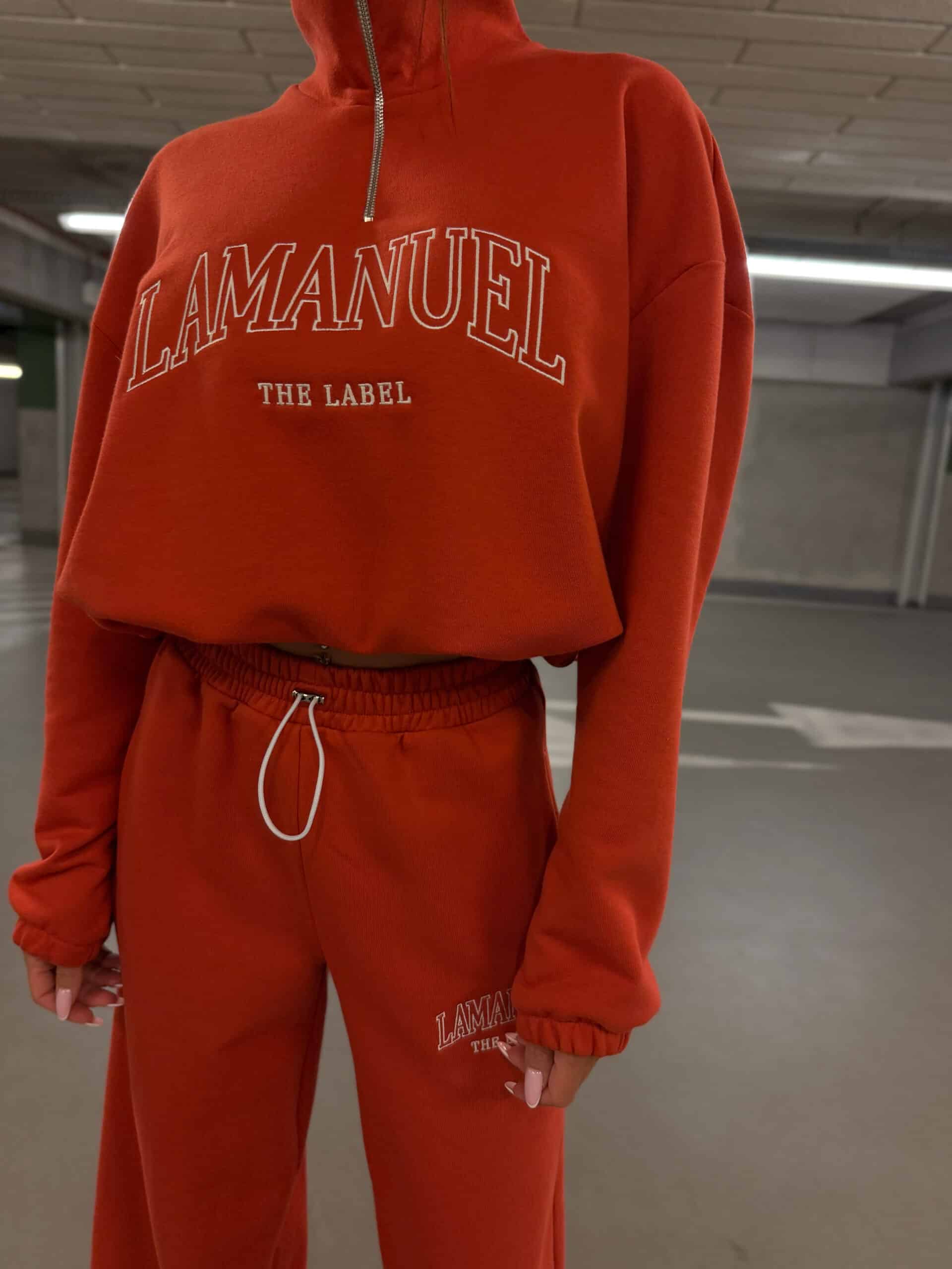 Bluza COLLAR La Manuel cegła - obrazek 6