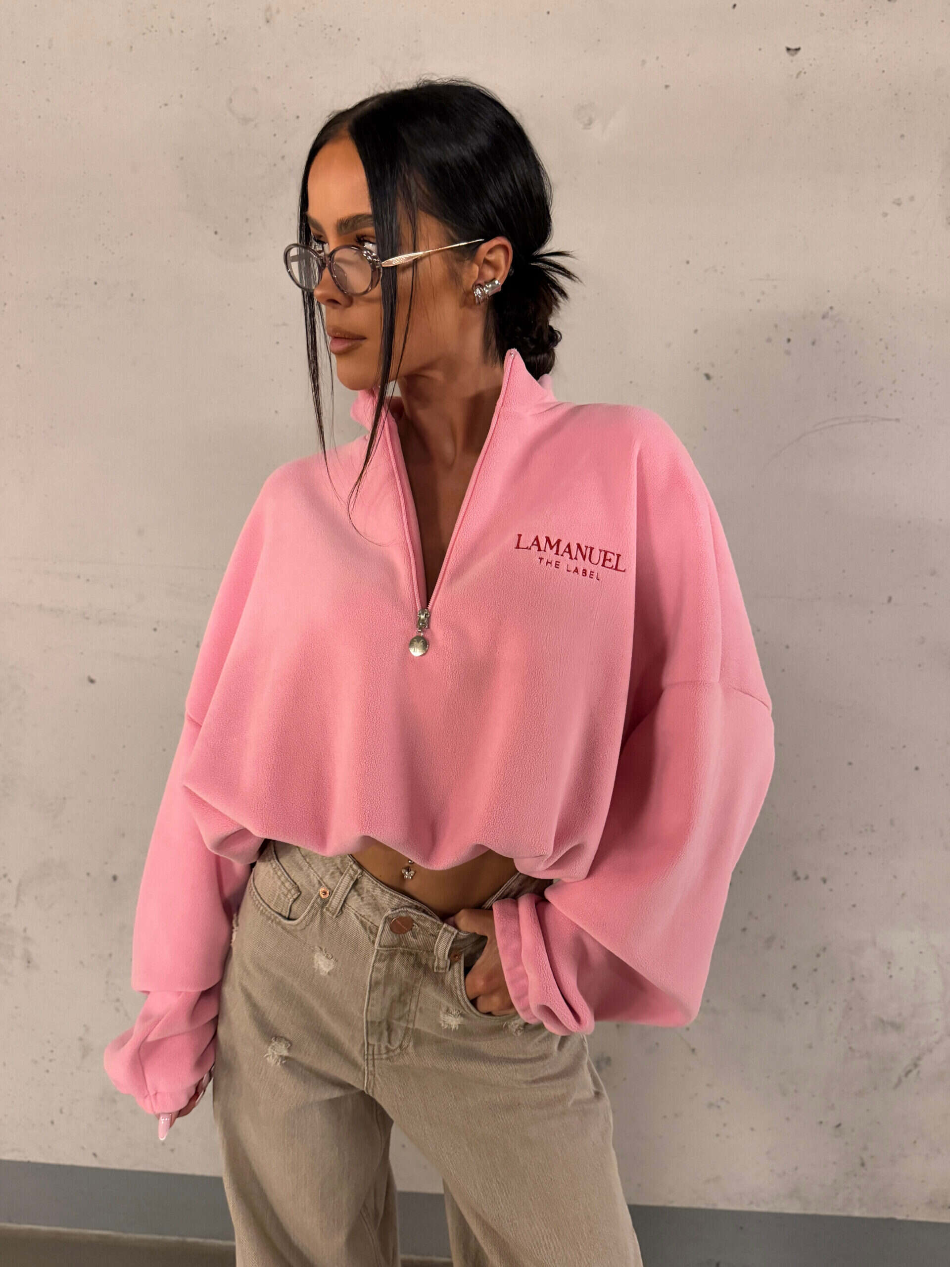 Bluza WARM UP La Manuel róż limited