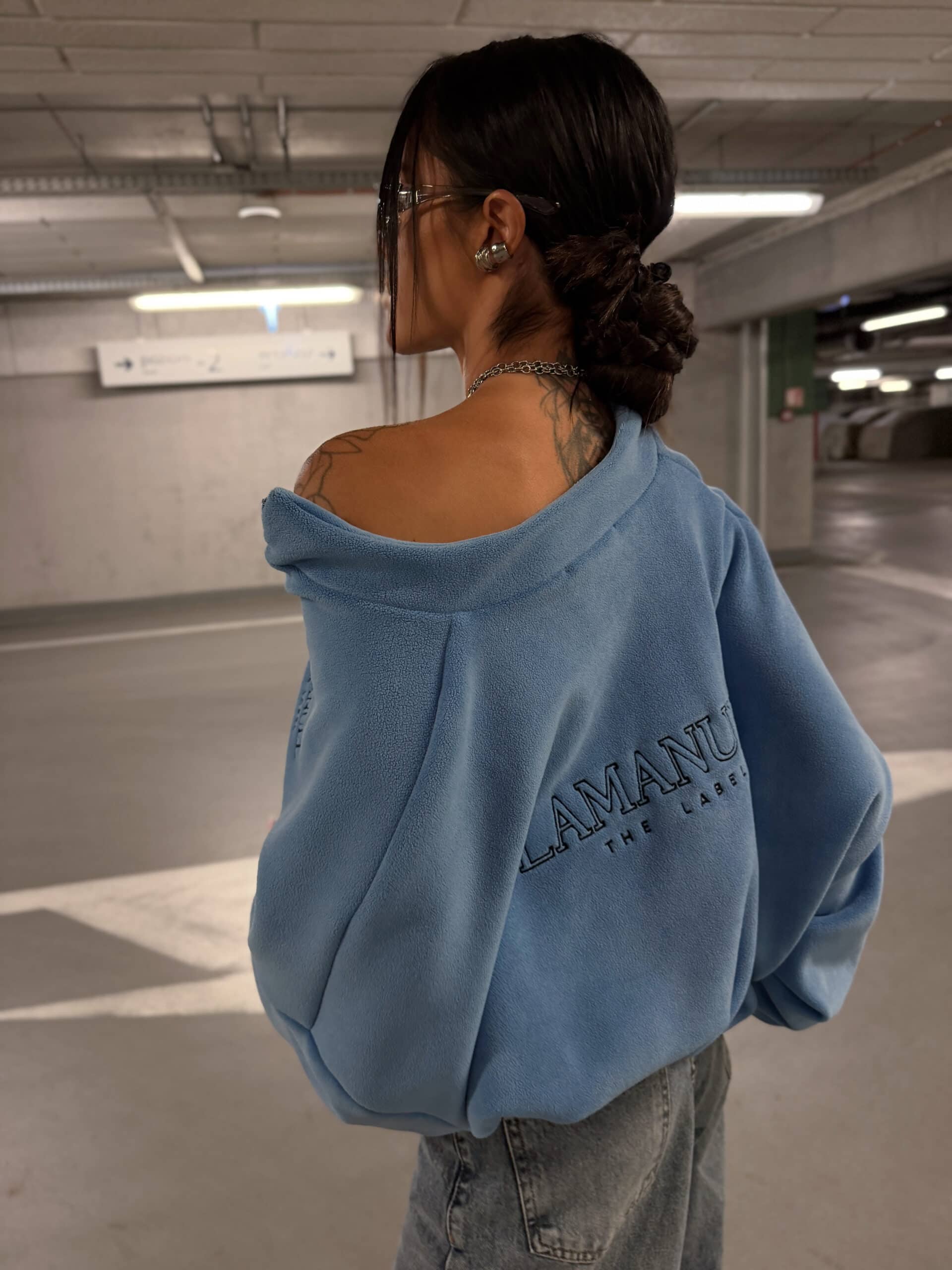 Bluza WARM UP La Manuel niebieska limited