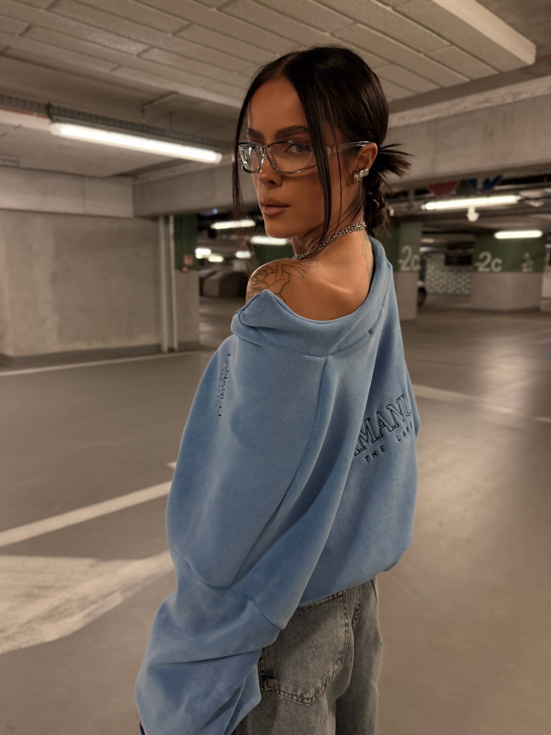 Bluza WARM UP La Manuel niebieska limited - obrazek 7