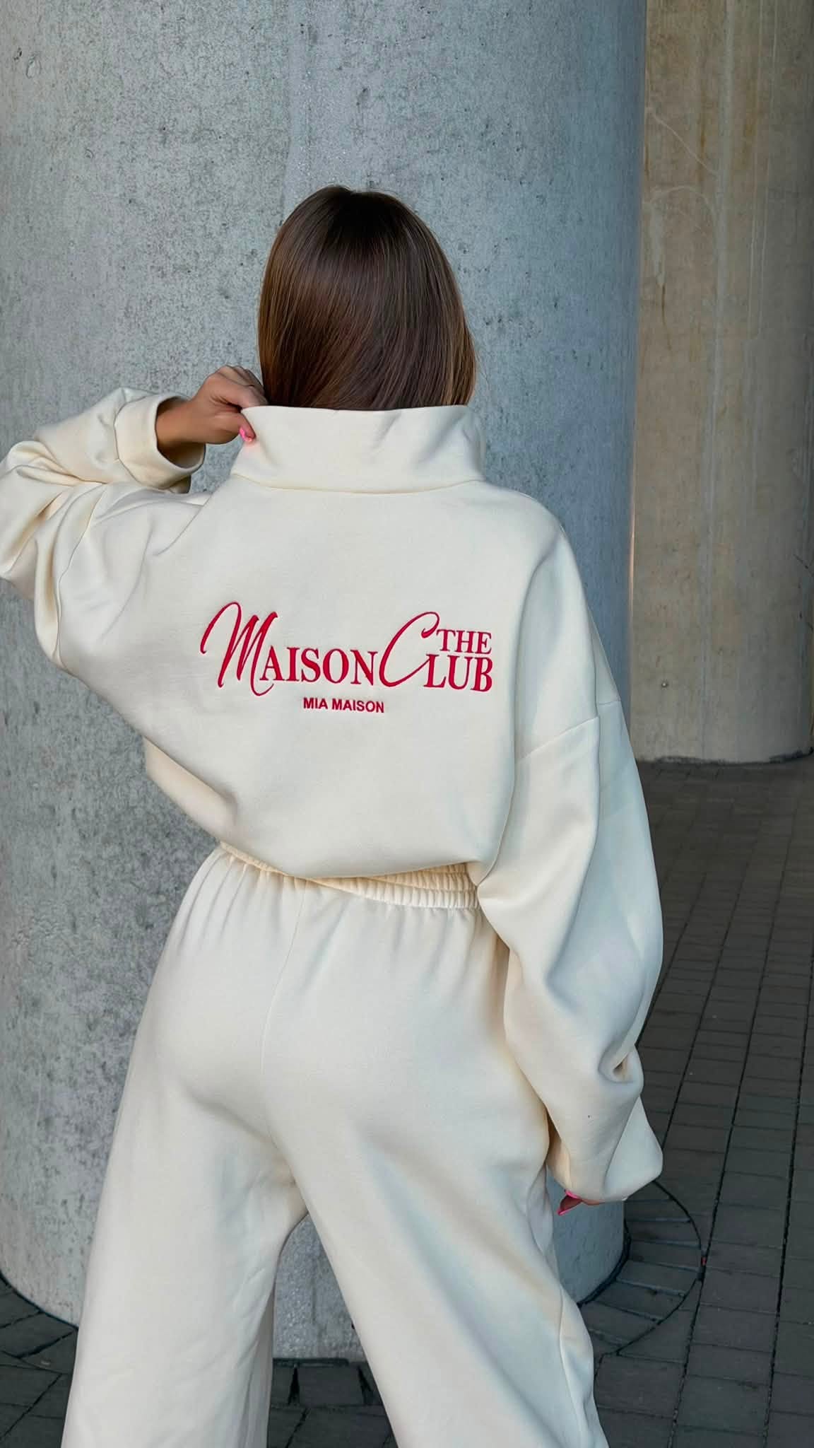 Komplet dresowy CLUB Mia Maison kokos