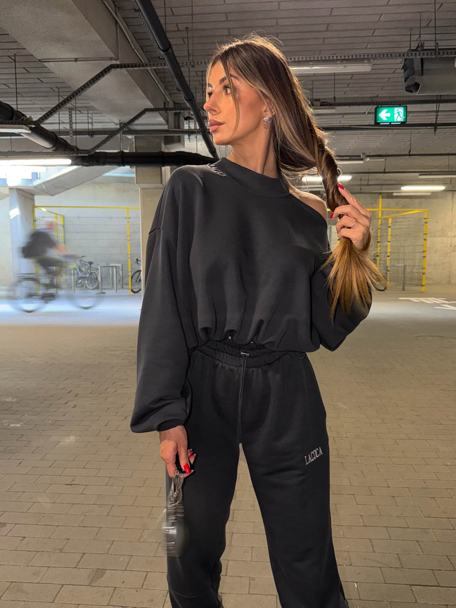 Komplet OFF SHOULDER SET La Coca grafit