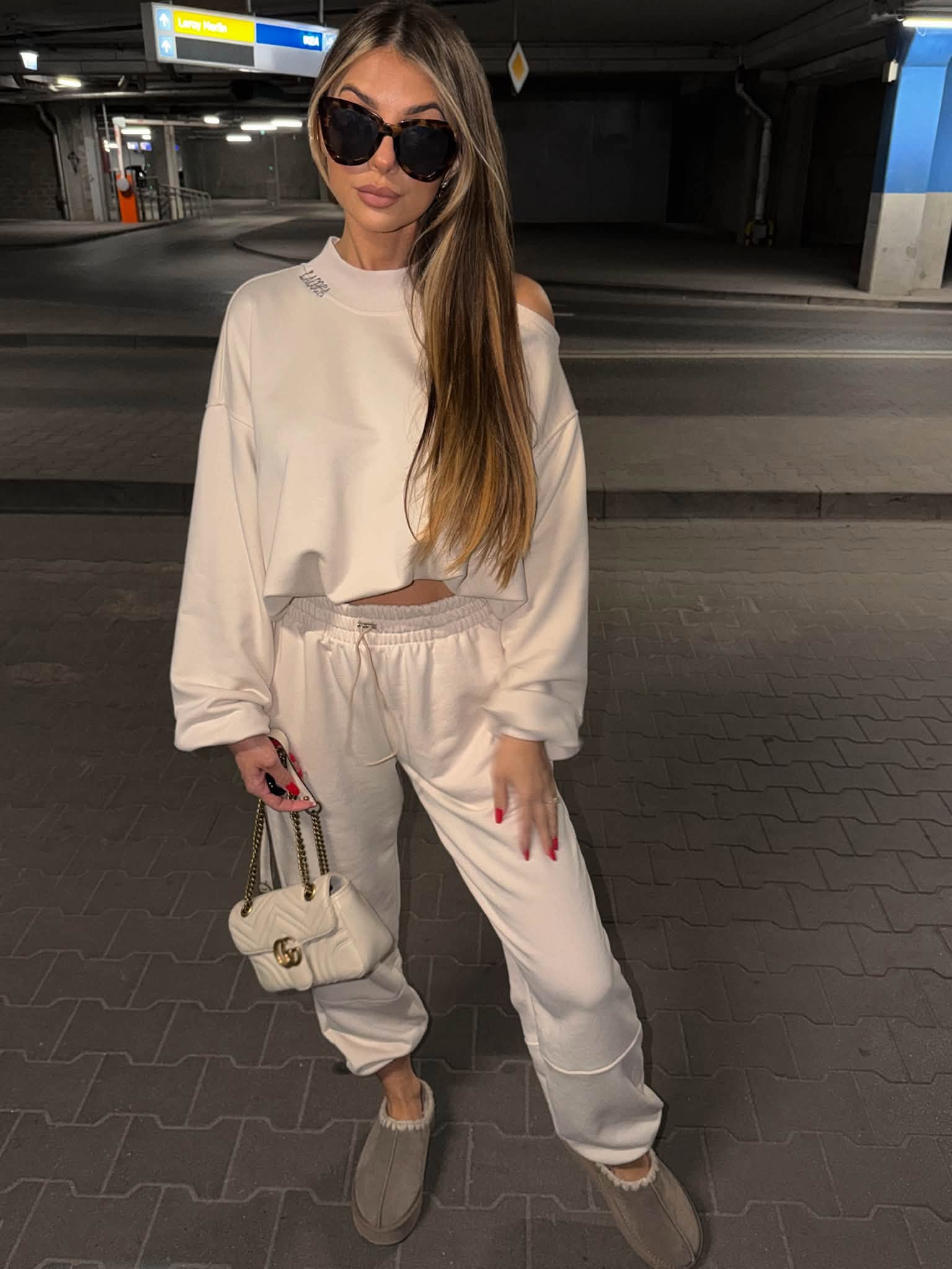 Komplet OFF SHOULDER SET La Coca wanilia