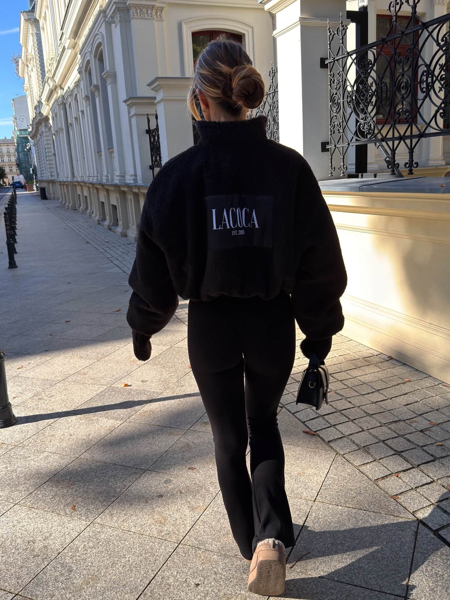 Kurtka TEDDY PUFFER La Coca czarna - obrazek 2